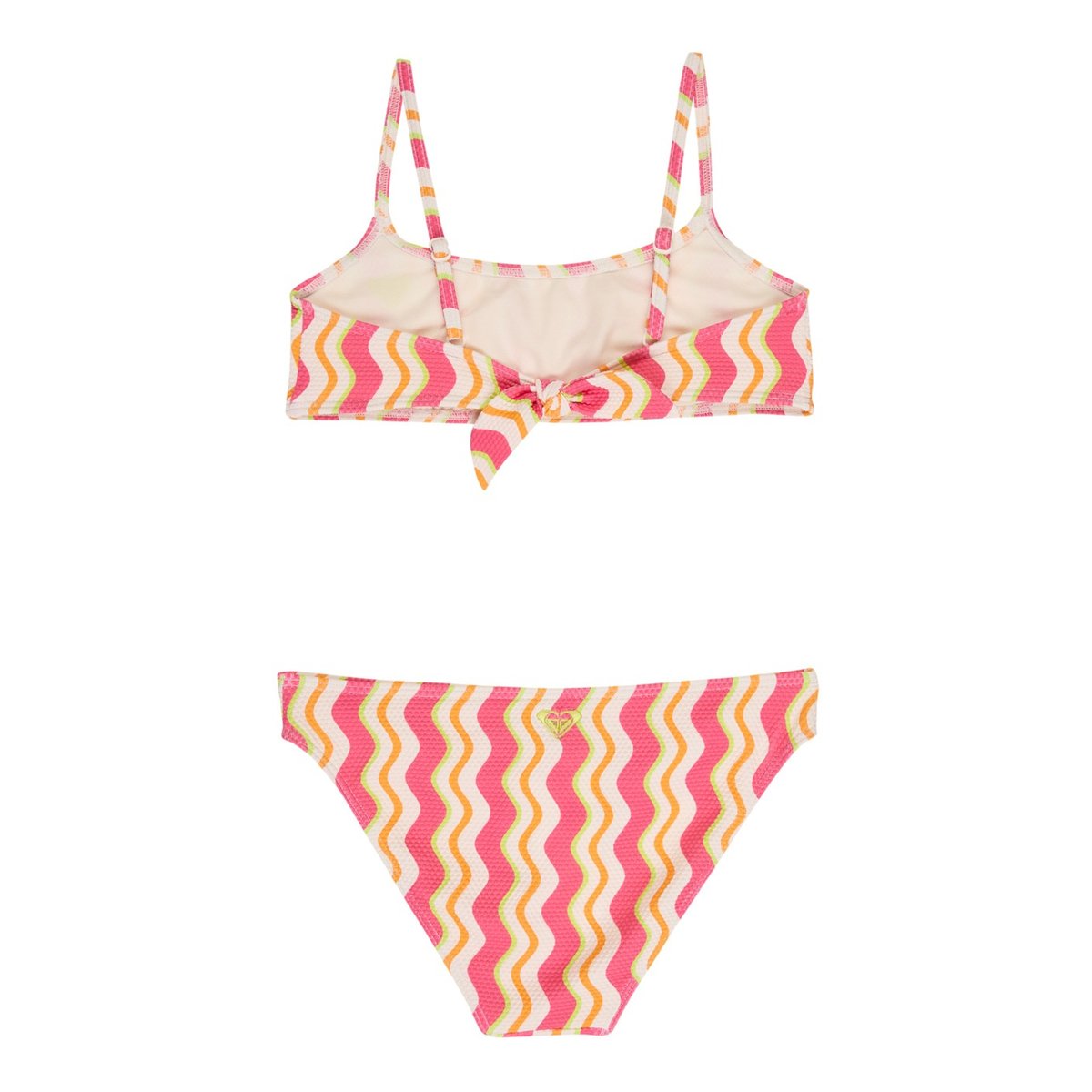 Ensemble 2 pièces bikini bralette deux pièces BOLD WAVES SET. rose papaya bold waves, ROXY