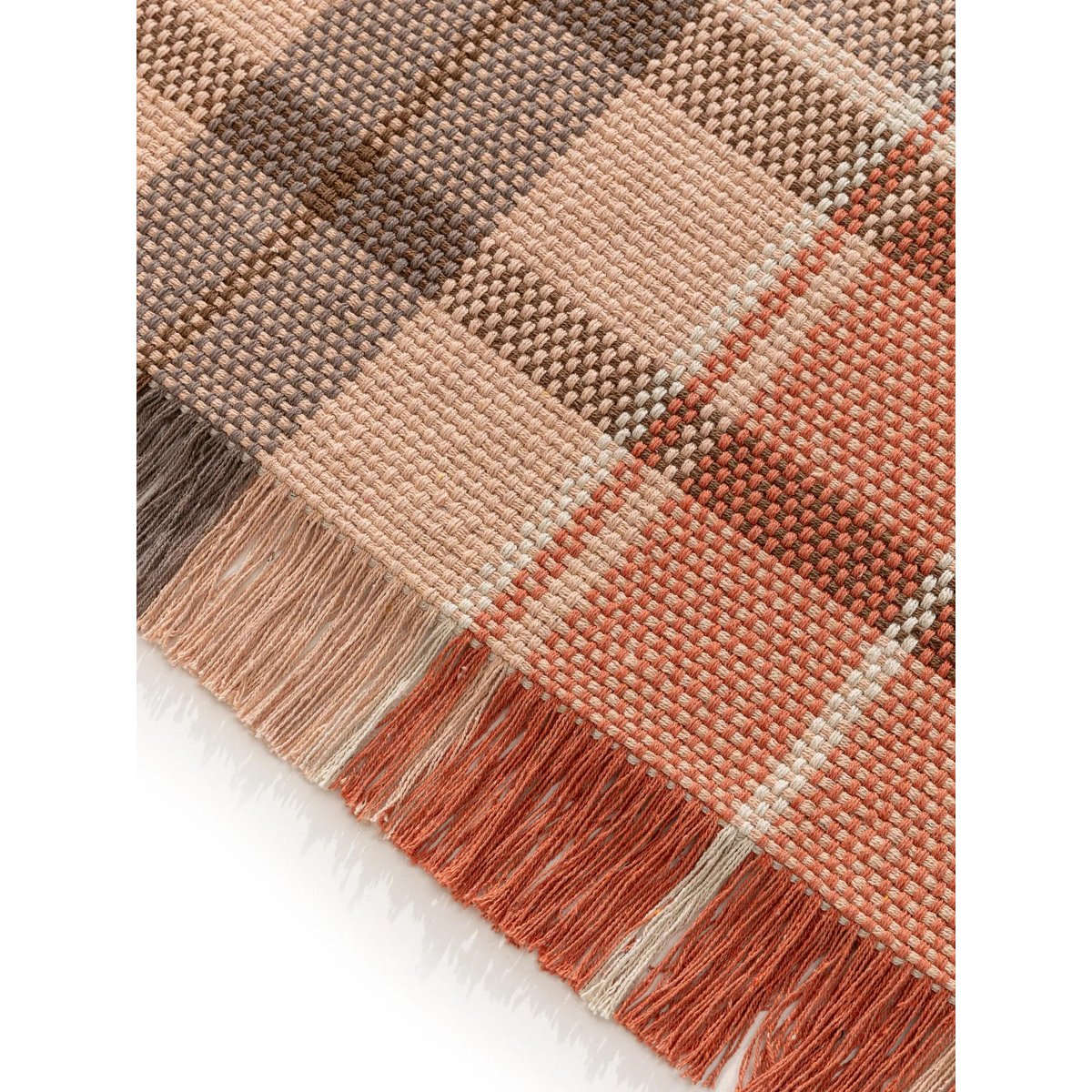 Tapis de couloir tissé main LUCY rose, BENUTA