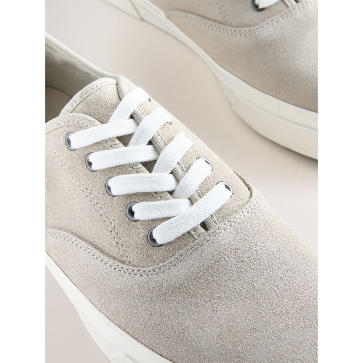Chaussures en daim n. premium gris, NEXT