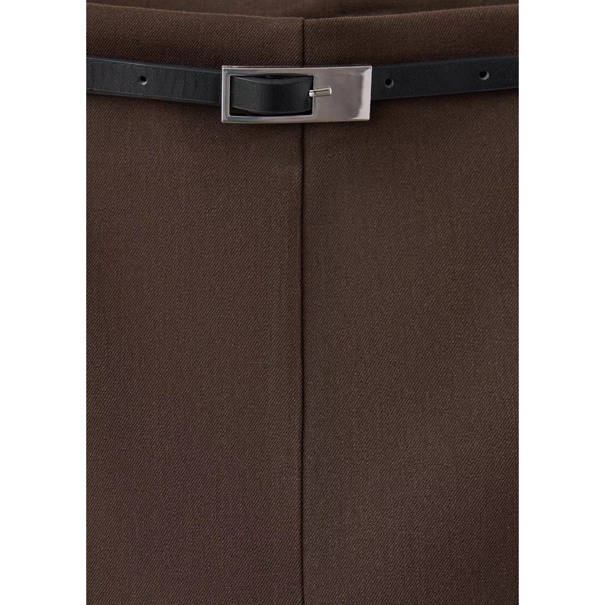 Pantalon barbelt marron, MANGO