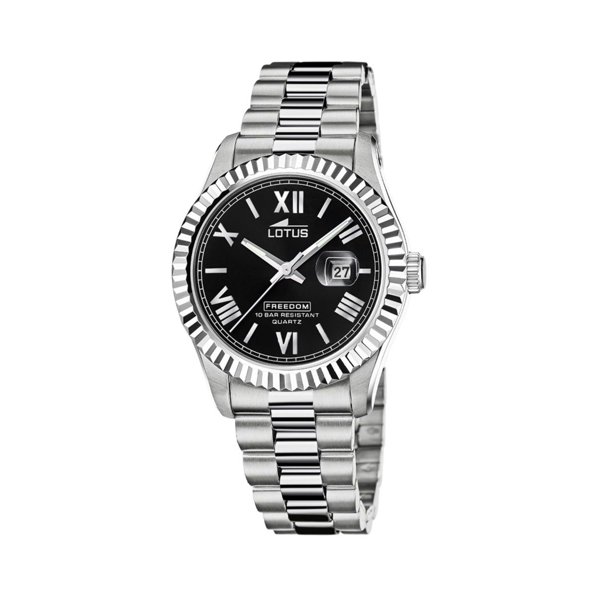 Montre Analogique  FREEDOM argenté noir argenté, LOTUS