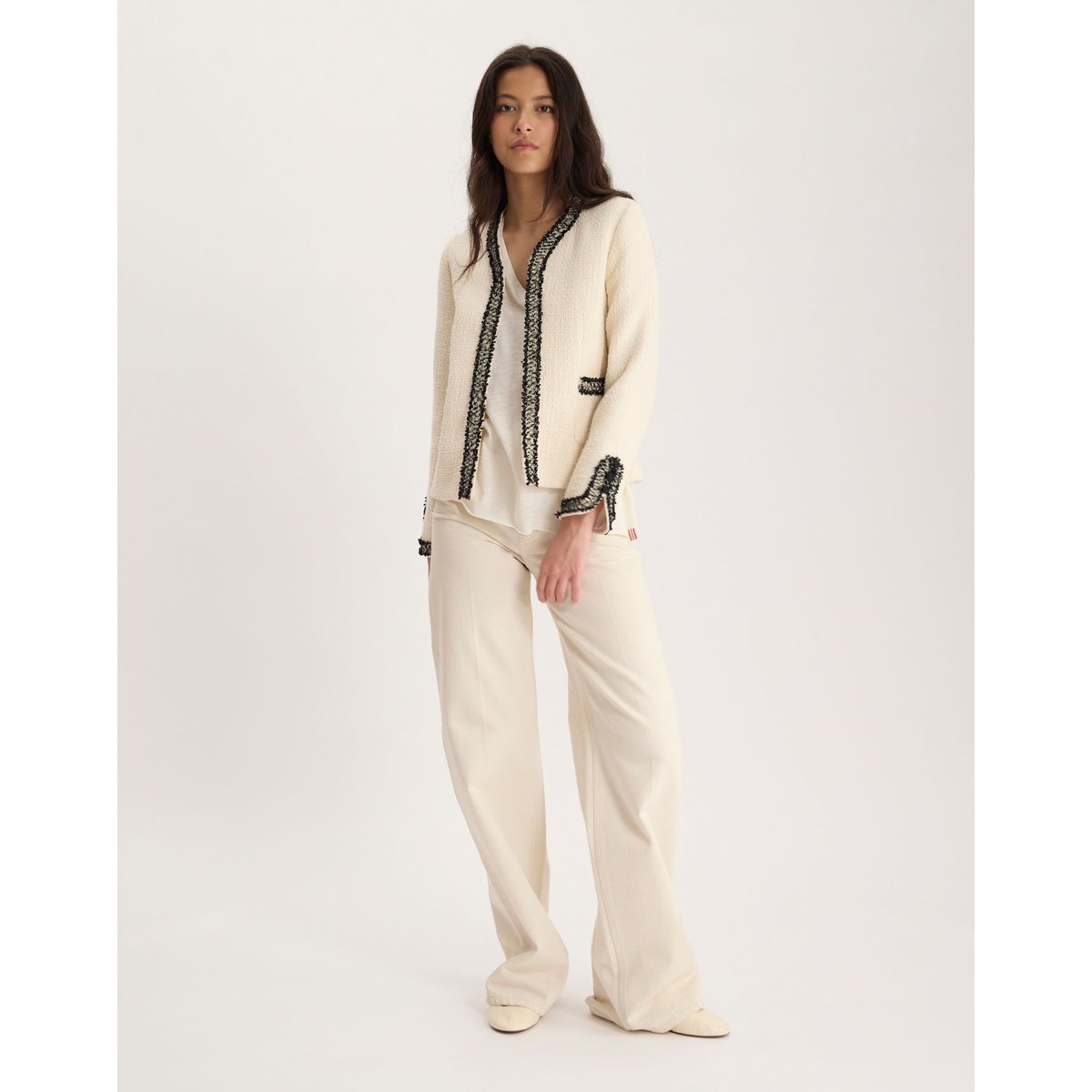 Veste Misia en coton - INES DE LA FRESSANGE PARIS ecru, INES DE LA FRESSANGE PARIS