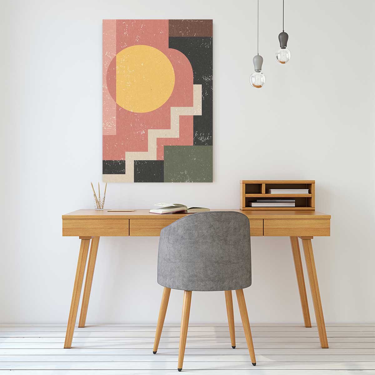 Tableau sun stairs tableau alu dibond, HEXOA