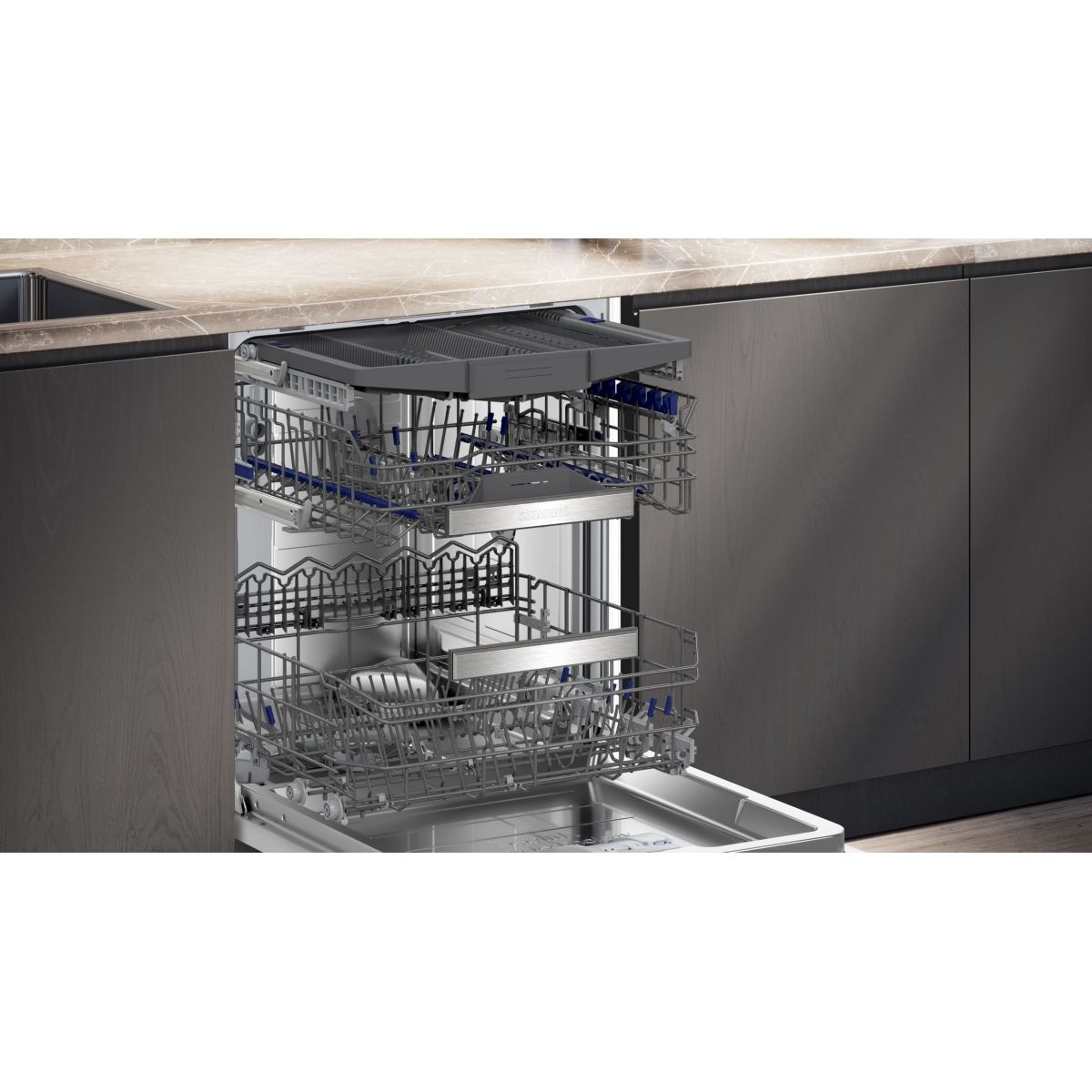 Lave vaisselle encastrable SN87TX02CE tout intégrable, SIEMENS