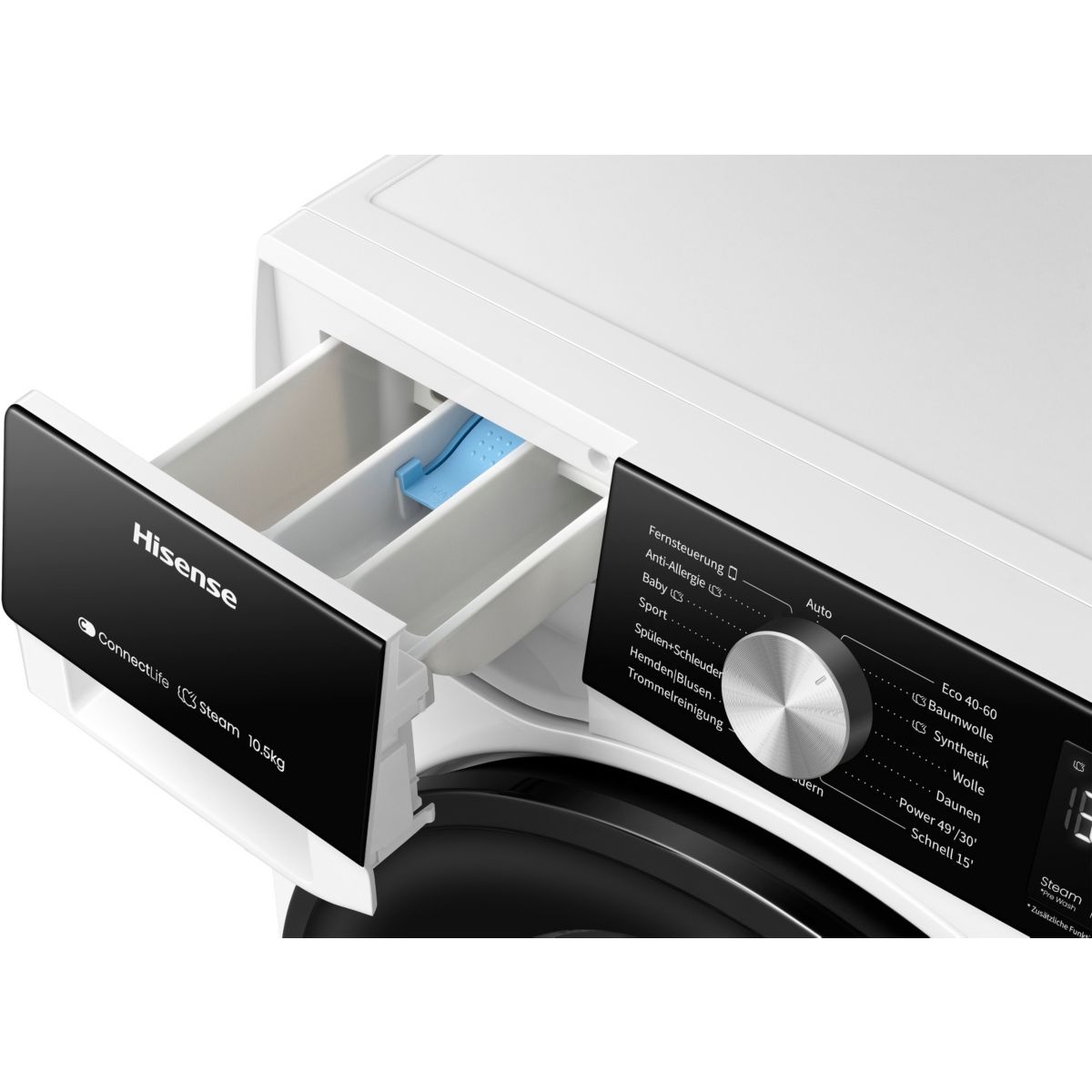 Lave linge hublot WF3S1043BW3 couleur unique, HISENSE