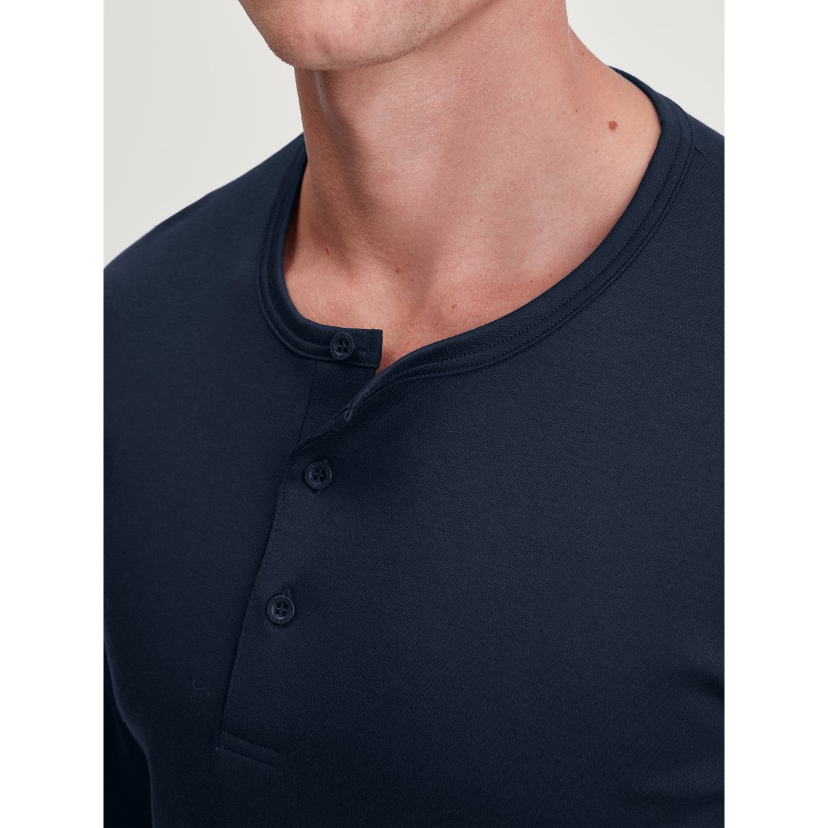Pyjama manches longues Coton FAMILY & FRIENDS saphir bleu, CALIDA