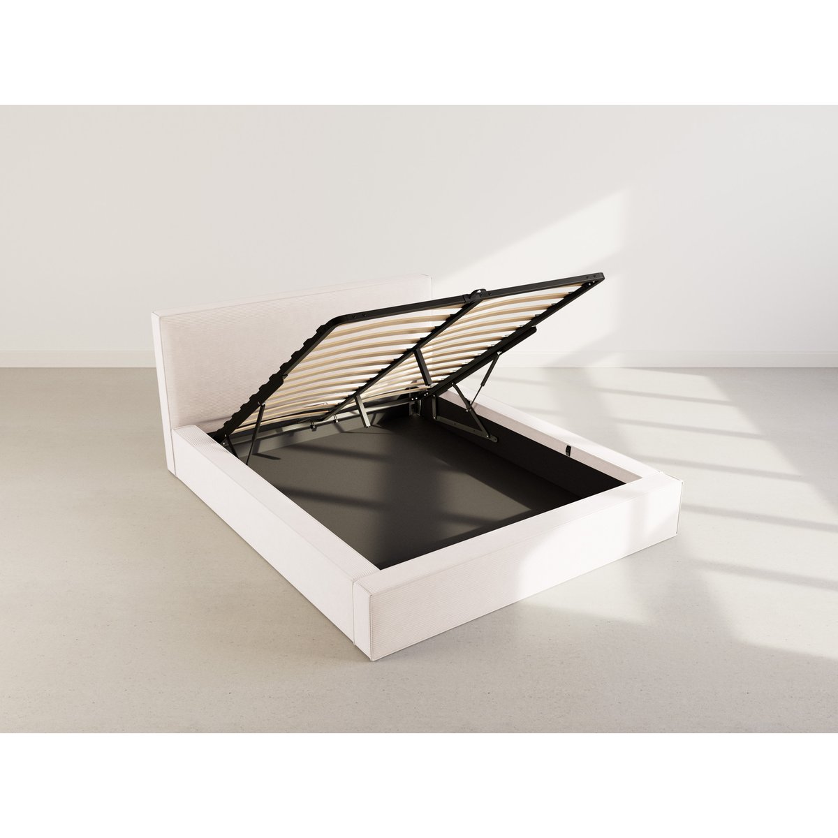 Lit coffre - TOPAZE beige, BEST MOBILIER