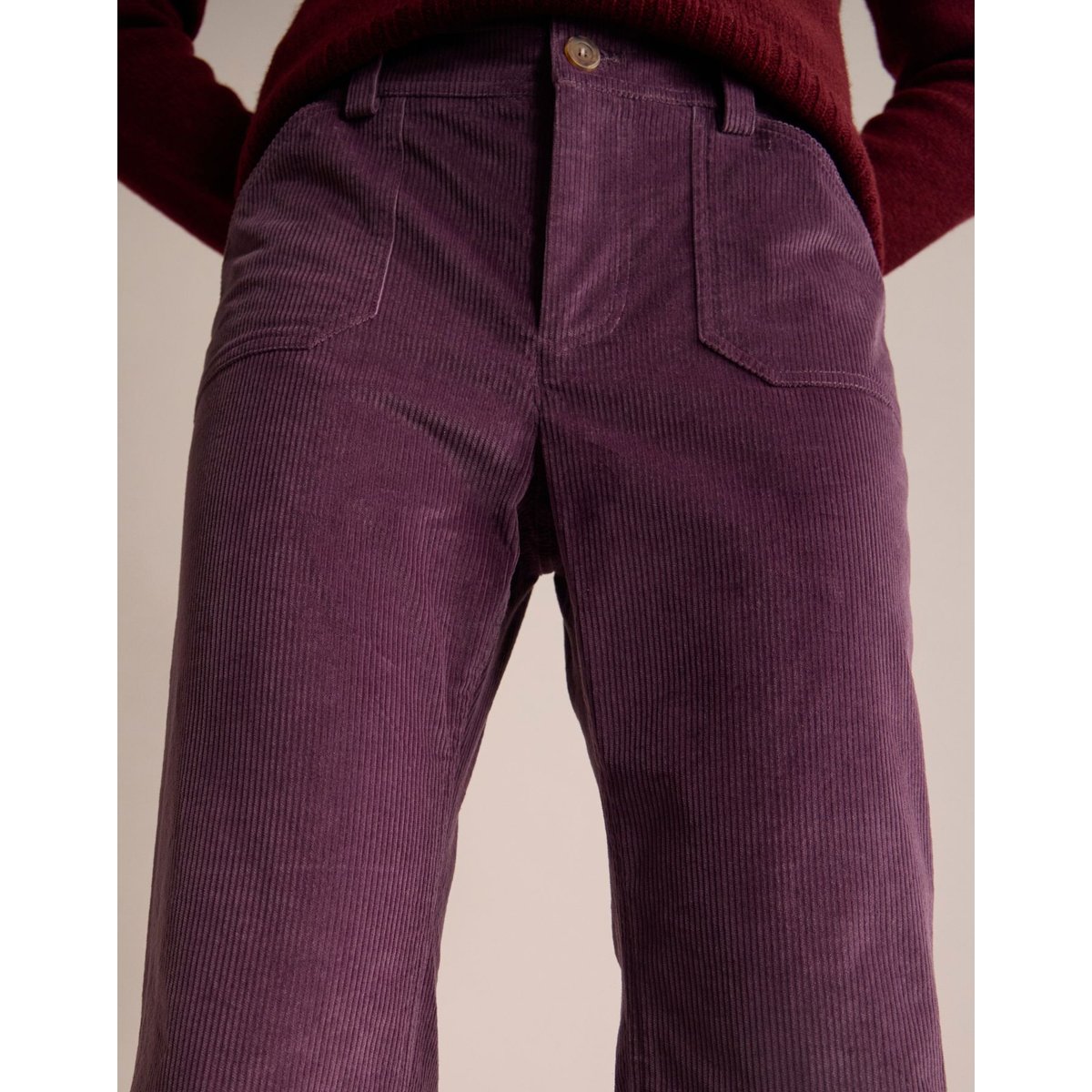 Pantalon Charlyse violet, INES DE LA FRESSANGE PARIS