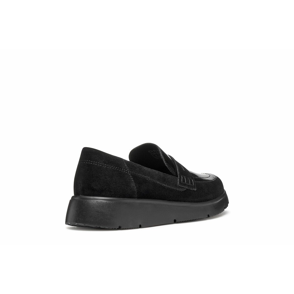 Arlara Breathable Wedge Loafers in Leather black, GEOX