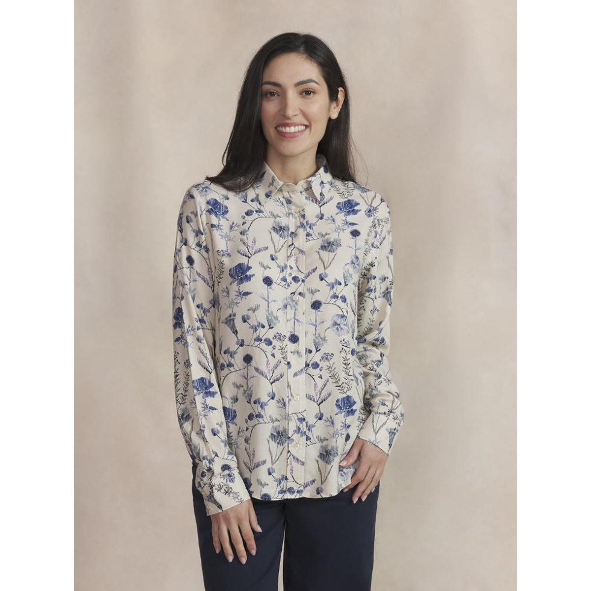 Chemise manches longues NOEMACHE beige, TBS
