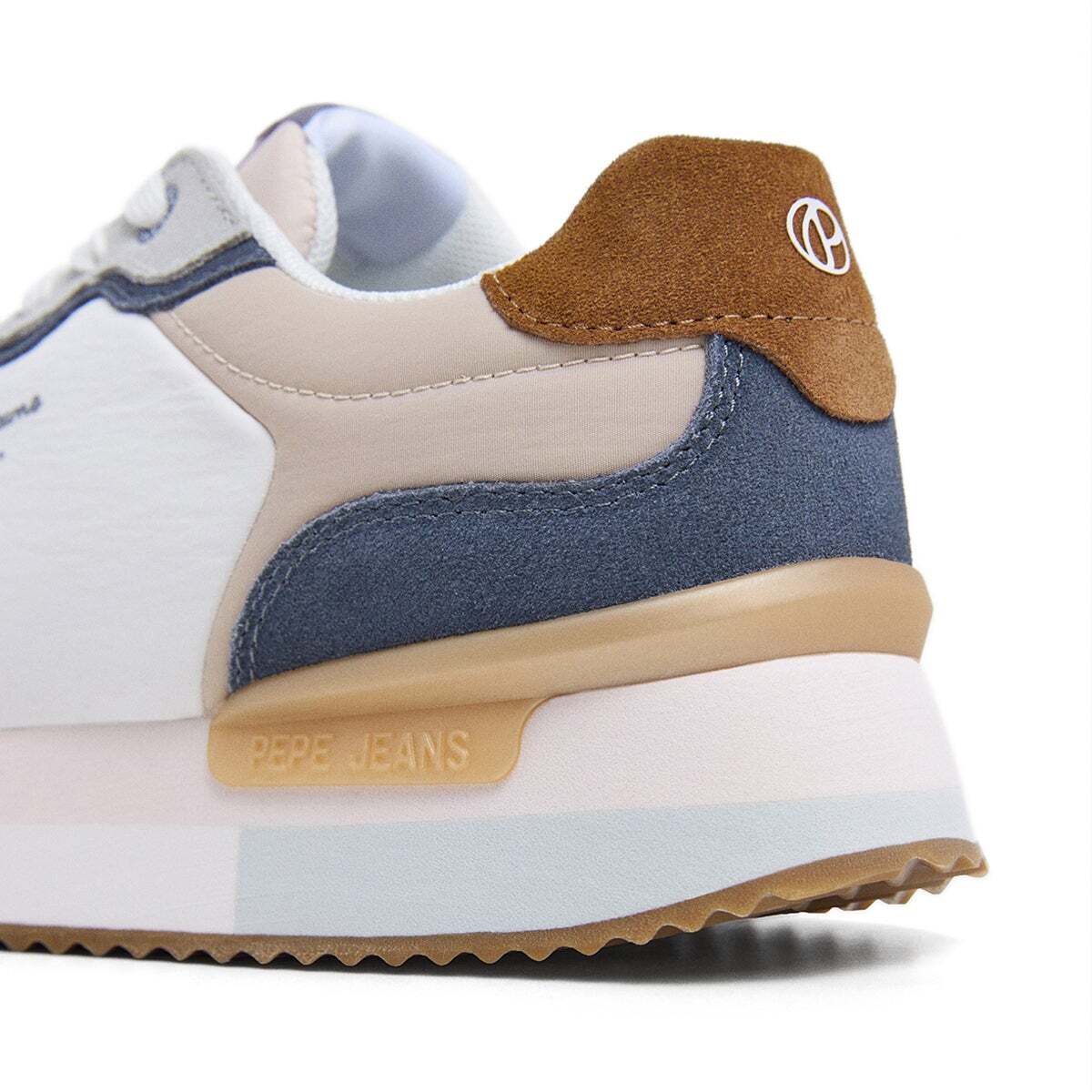 Baskets basses Rusper Class brun cognac, PEPE JEANS