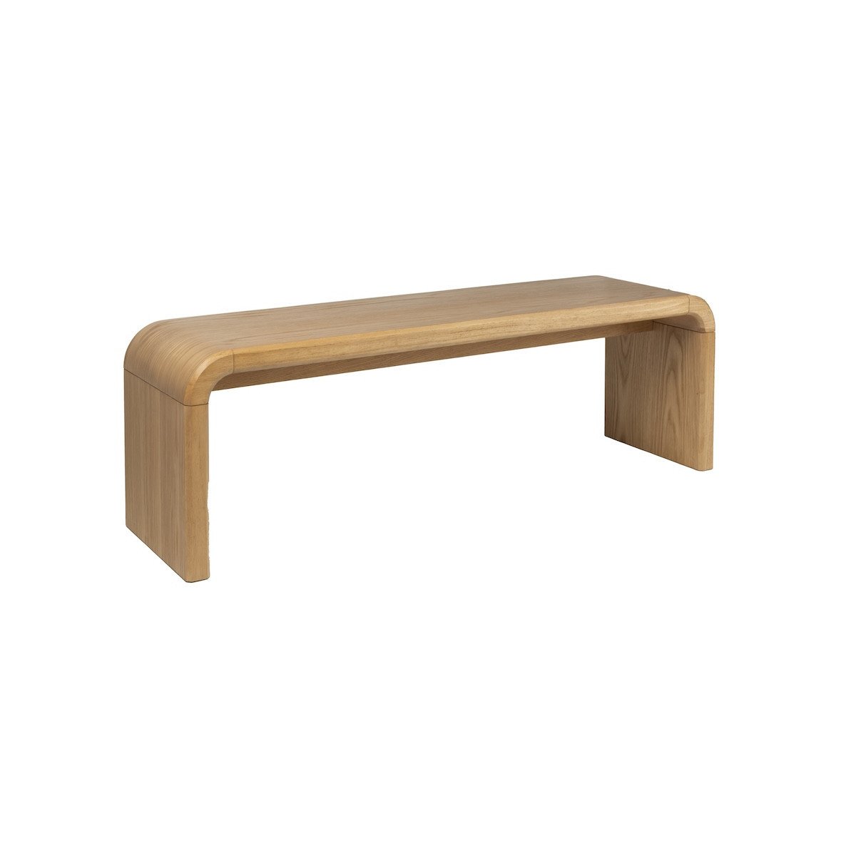 Banc de salle à manger en bois d'hévéa - BRAVE marron, ZUIVER