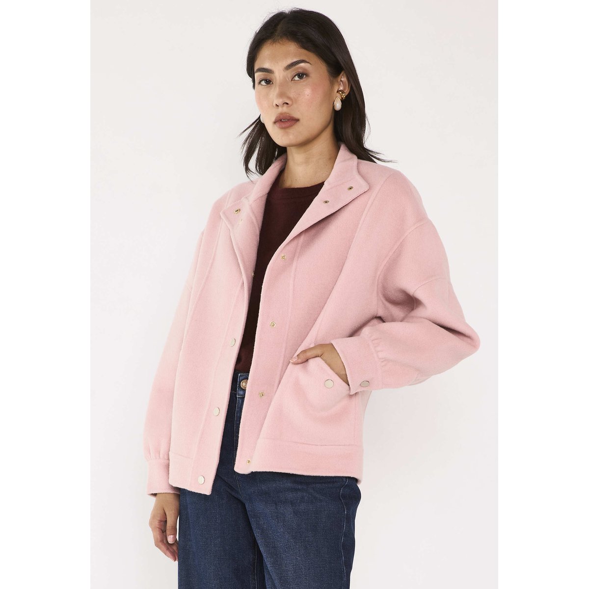 Blouson en laine mélangée CHRIS primerose, Maison 123