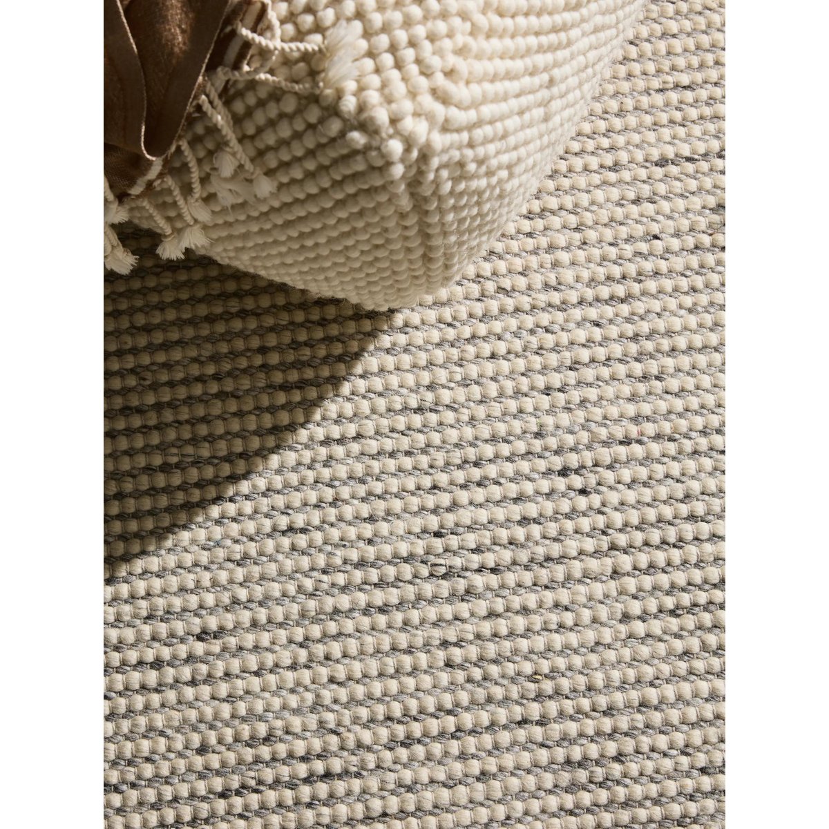 Tapis de laine tissé main MARY crème, BENUTA 