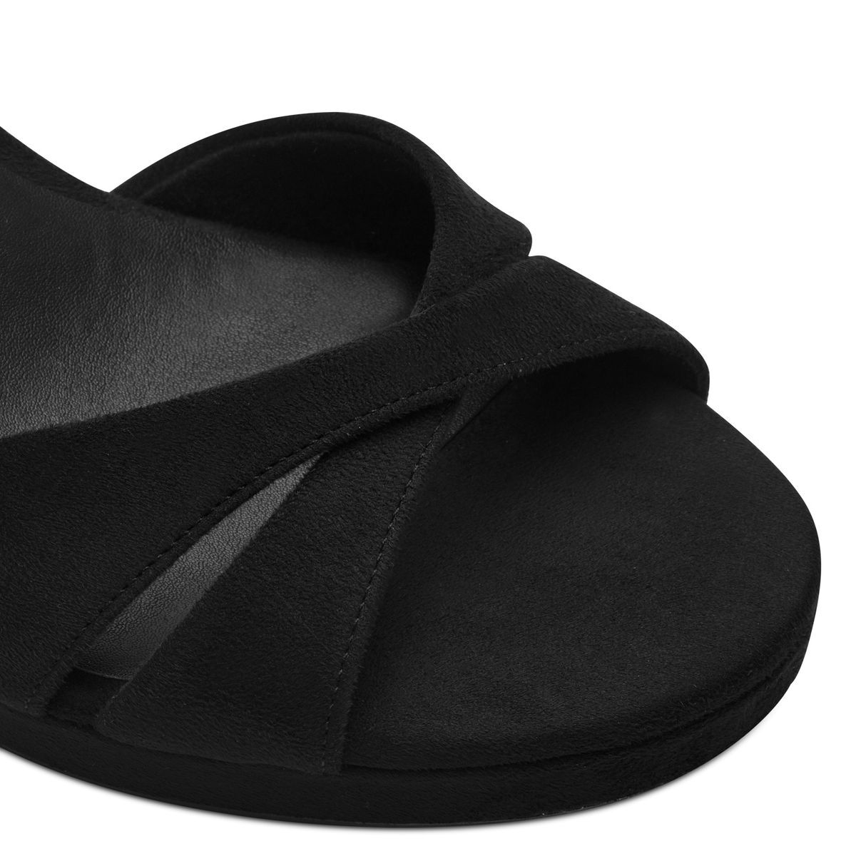 Sandales à talon noir, TAMARIS