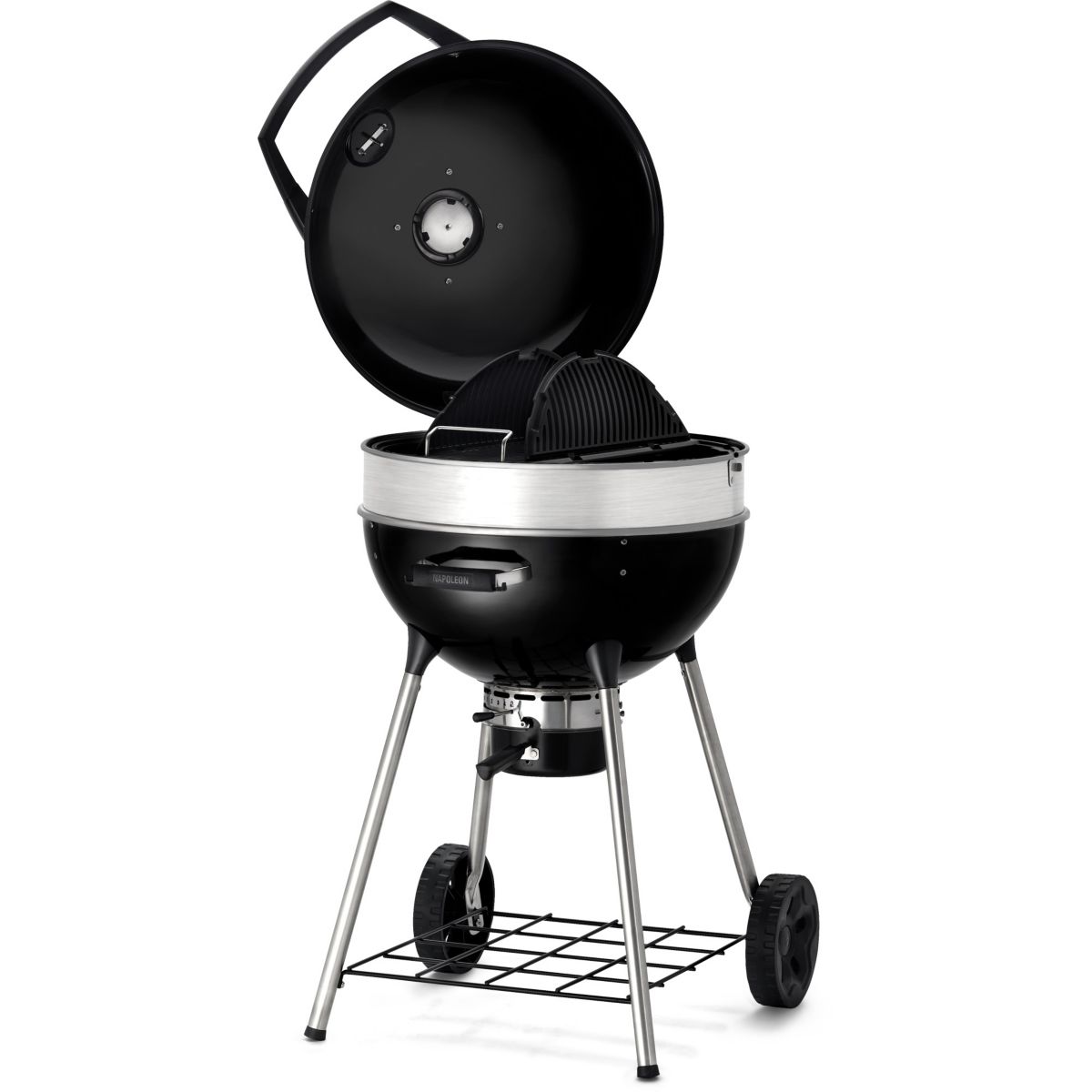 Barbecue charbon Kettle PRO noir sur pieds 57cm noir, NAPOLEON