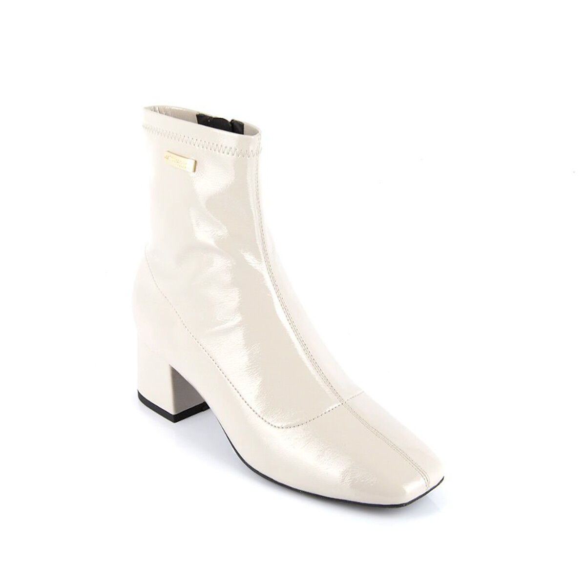 Bottines Daniela blanc verni, LES TROPEZIENNES PAR M.BELARBI