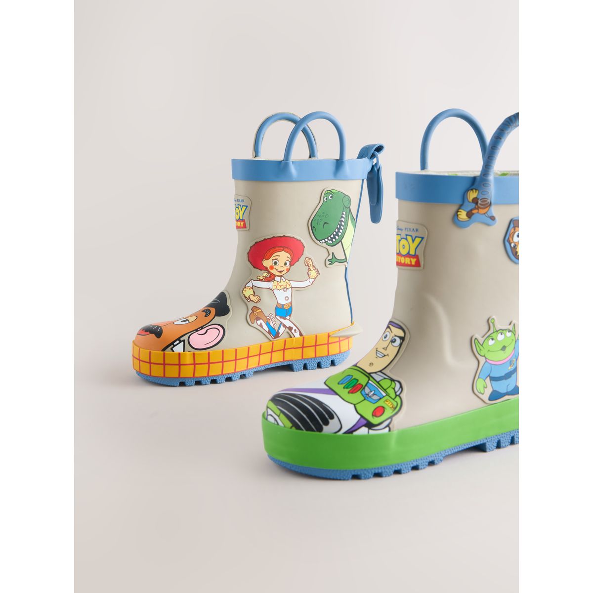 Bottes en caoutchouc à poignée toy story naturel, NEXT