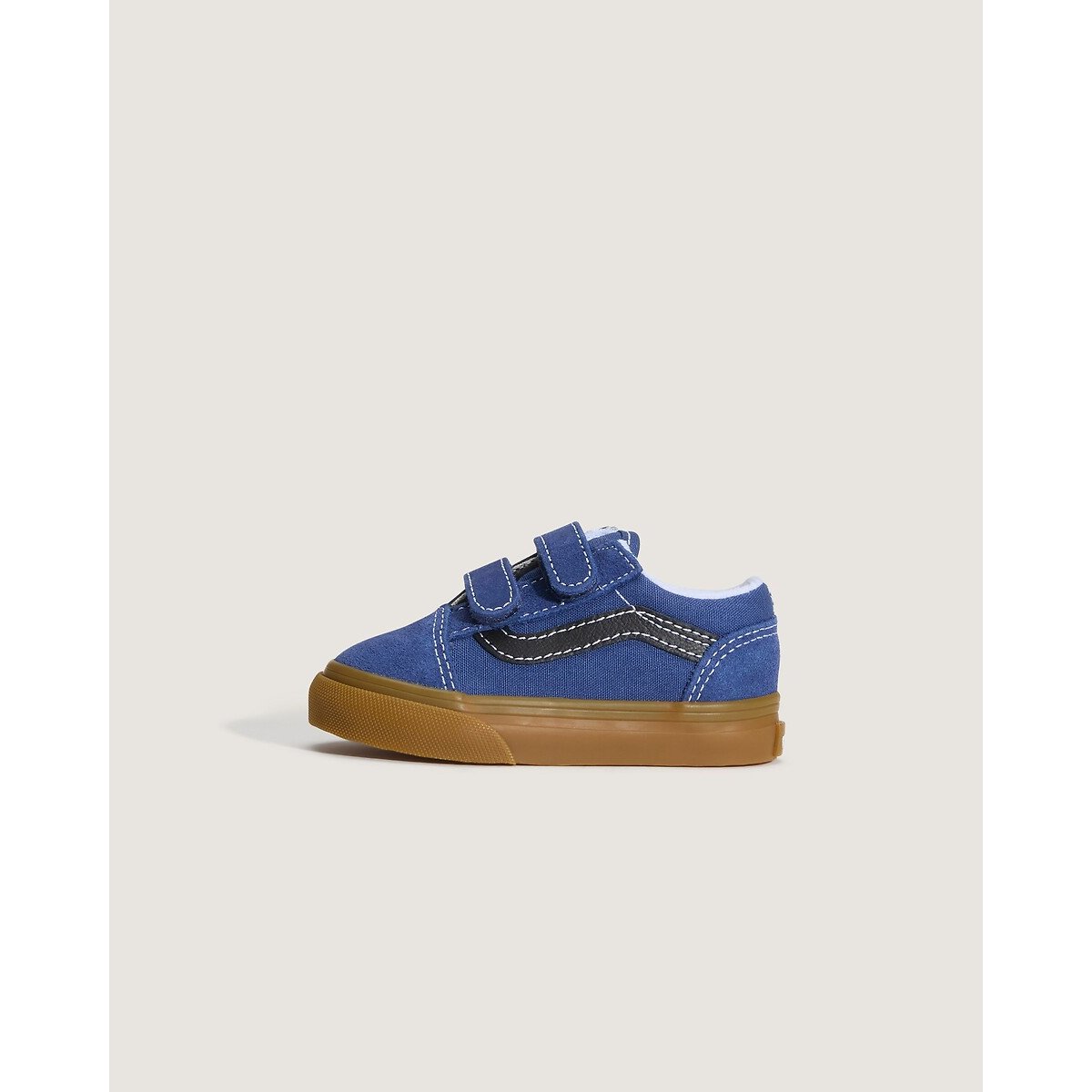 Baskets basses à scratchs, TD OLD SKOOL V GUM bleu, VANS