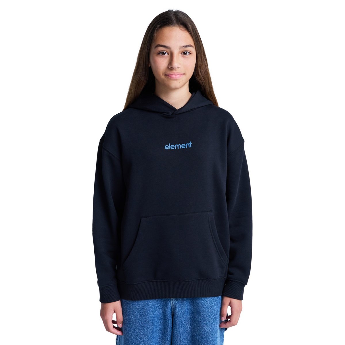 Sweat à capuche LOWCASE BP PO Y noir flint black, ELEMENT
