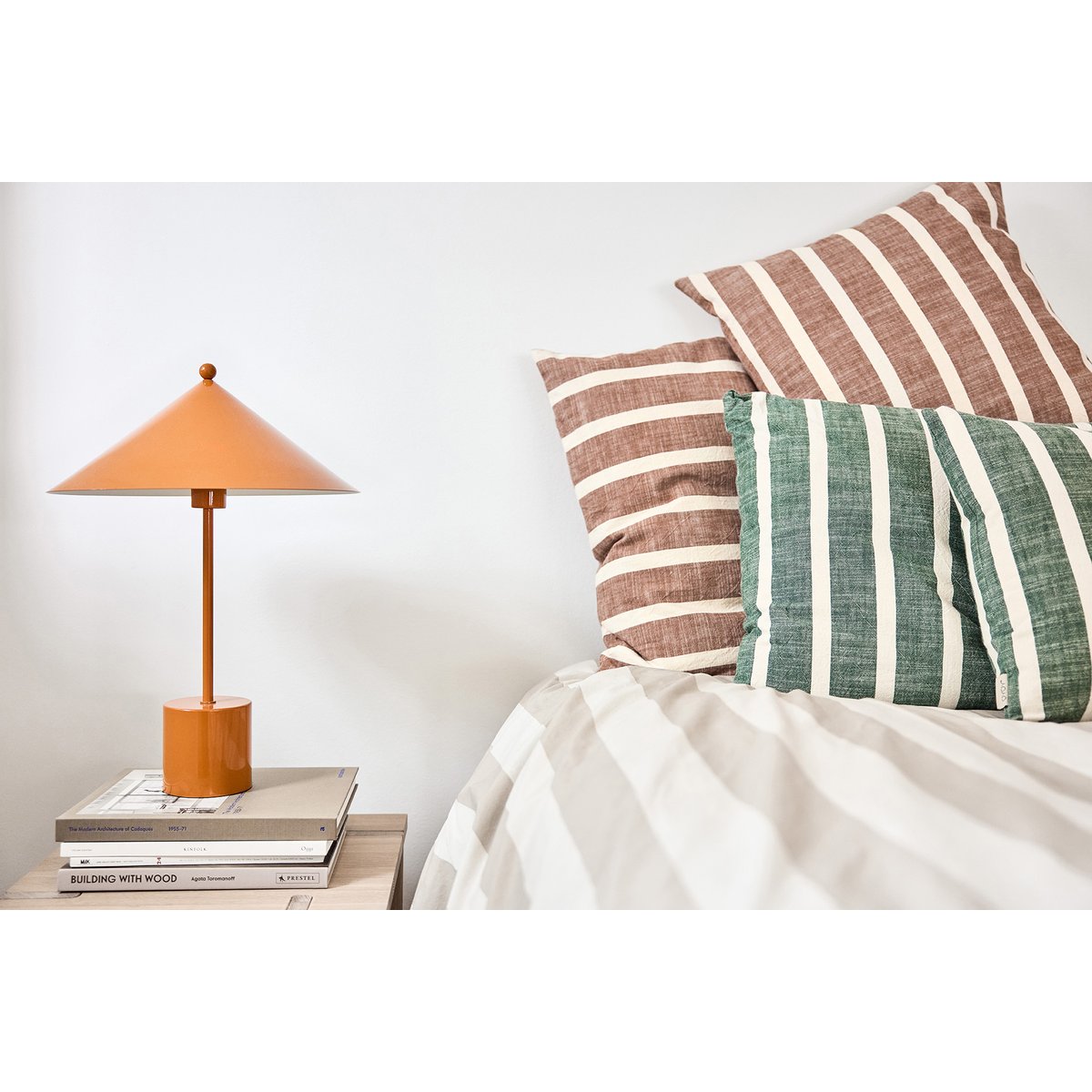 Housse de coussin en coton LIVING marron, OYOY LIVING DESIGN