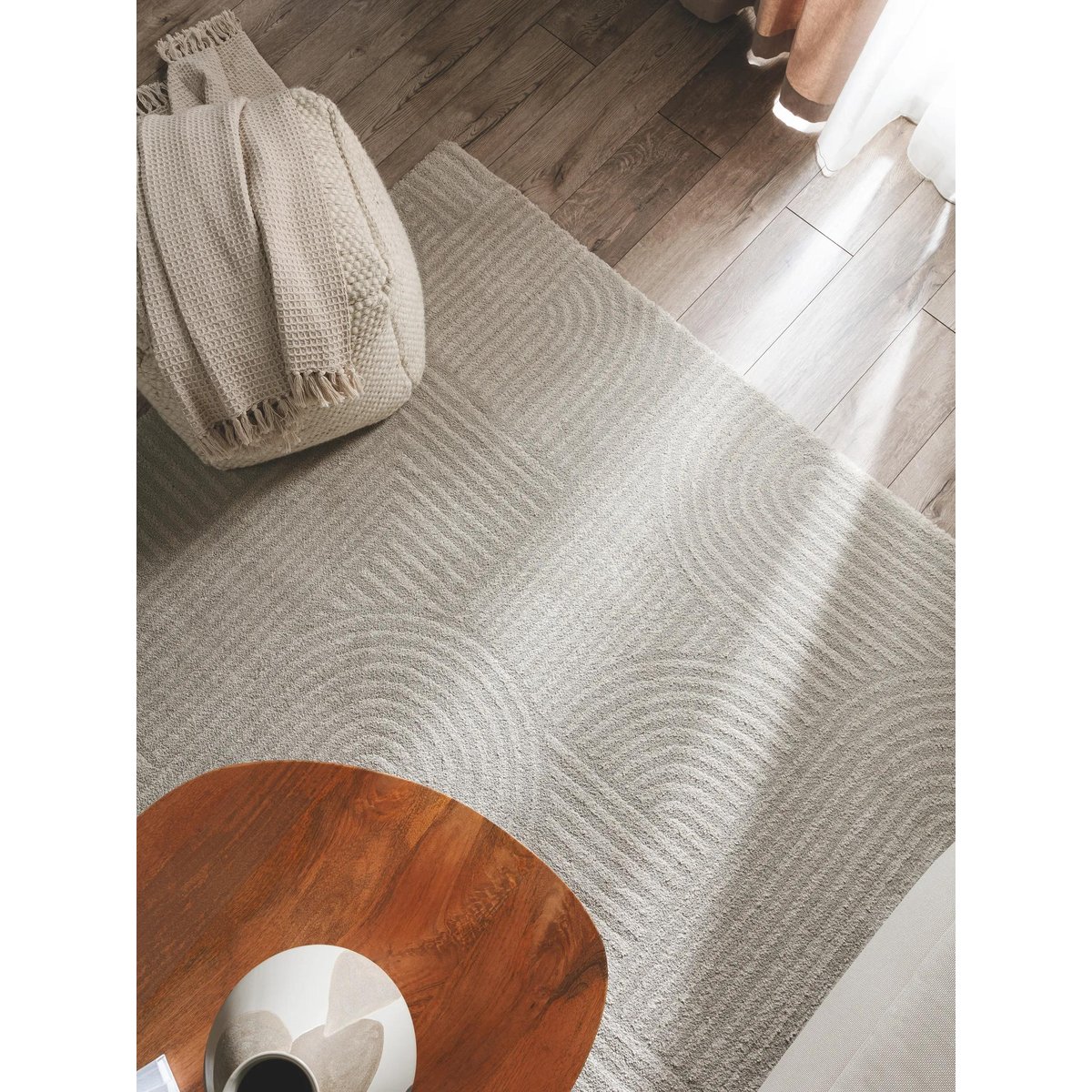 Tapis TACOMA gris clair, BENUTA 