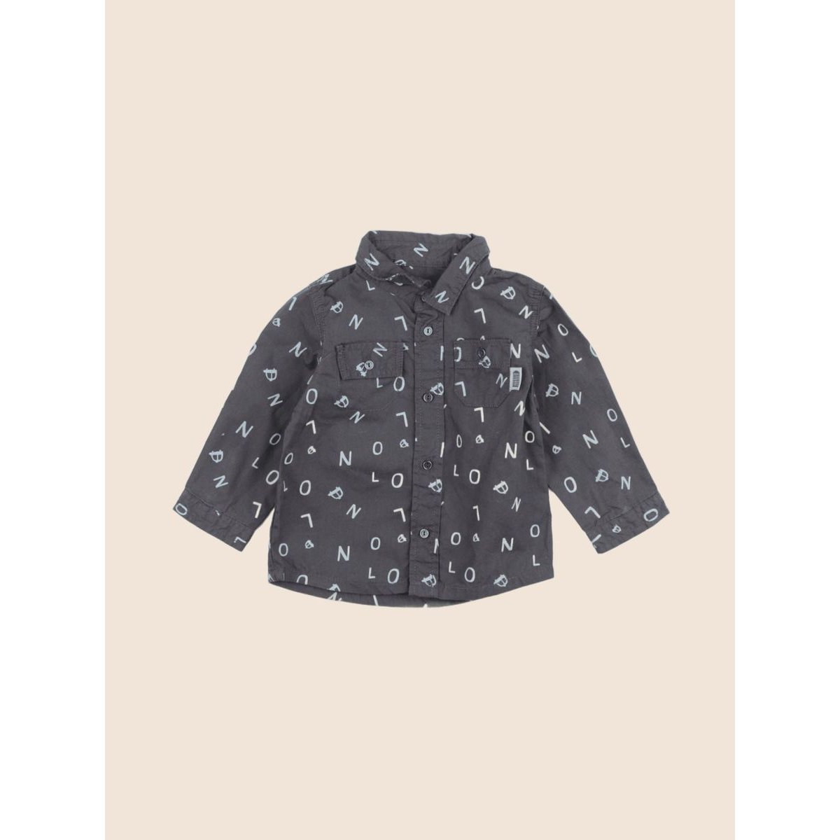Chemise - Etat satisfaisant bleu, marron, VERTBAUDET