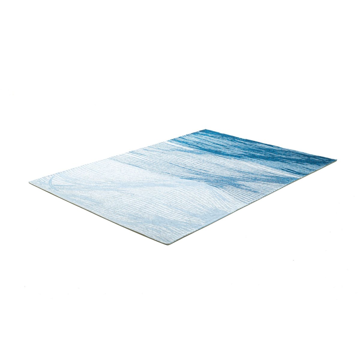 Tapis salon moderne - KEITUM bleu, THEKO