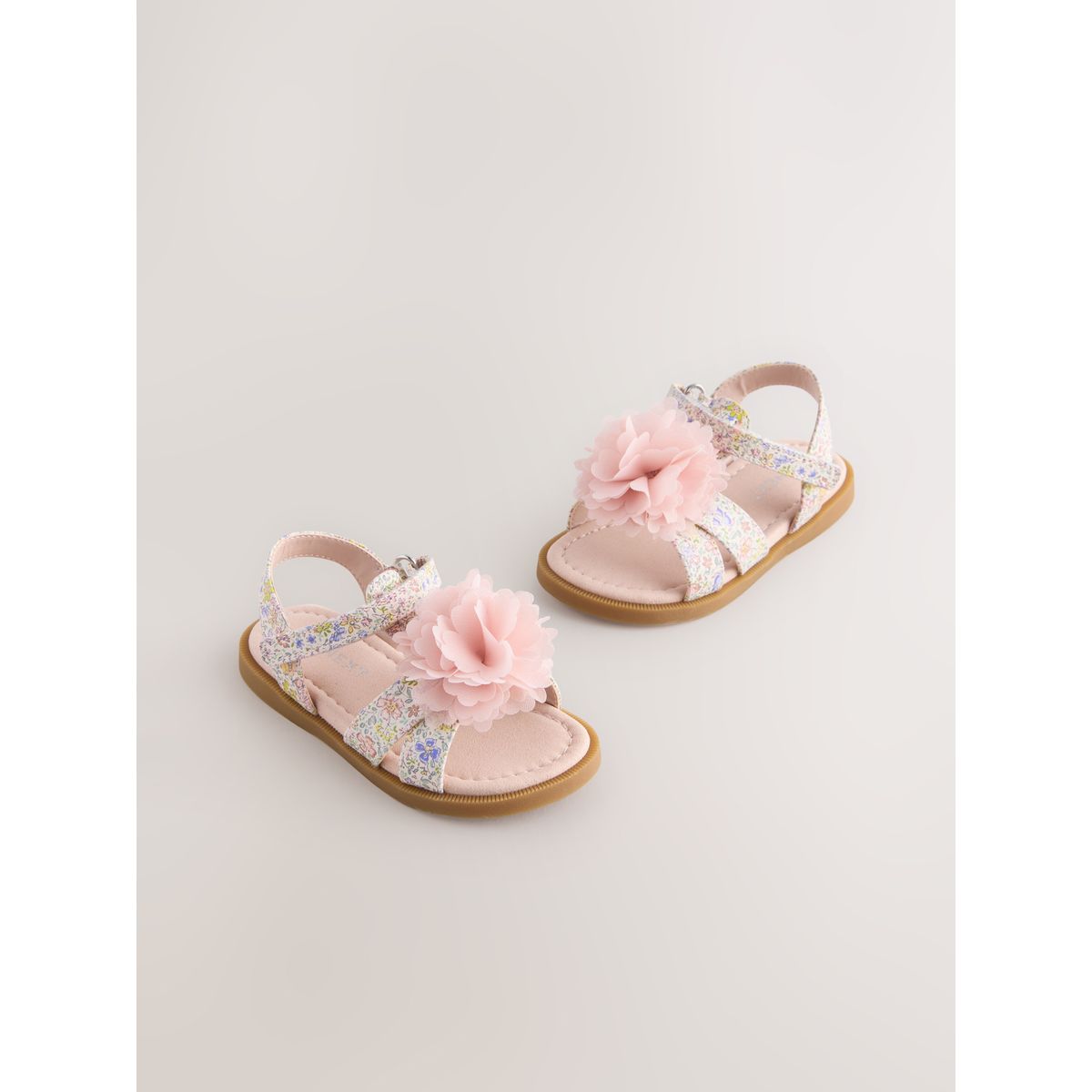 Sandales à fleur rose, NEXT