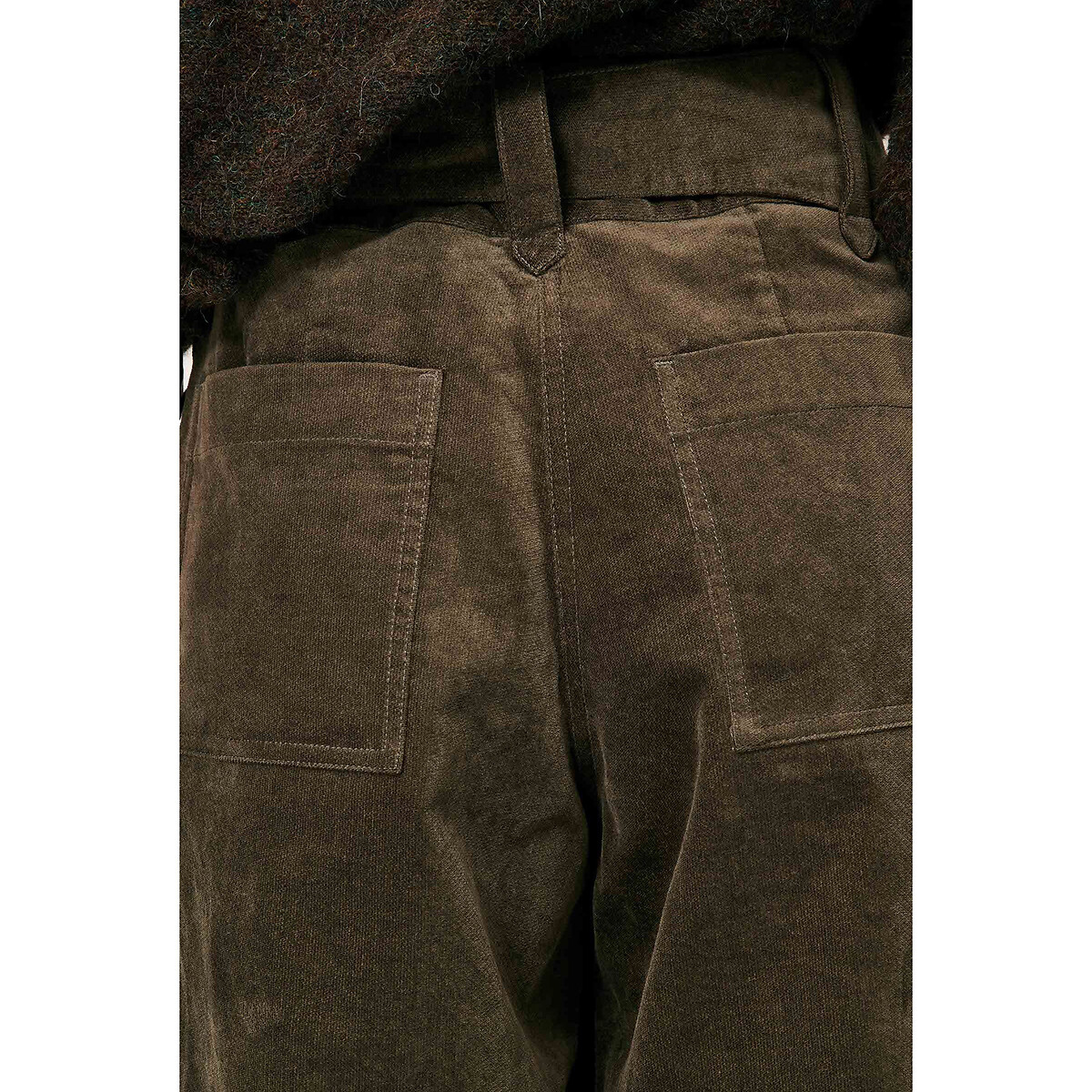 Pantalon ample en velours, DARM kaki, SESSUN
