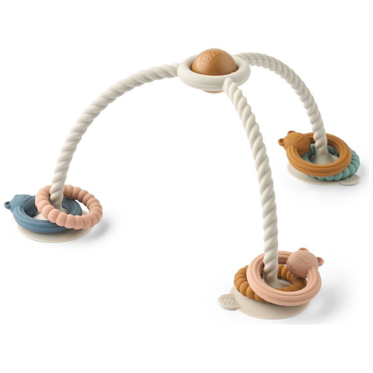Hochet d'activités Soren beige, rose, bleu, LIEWOOD