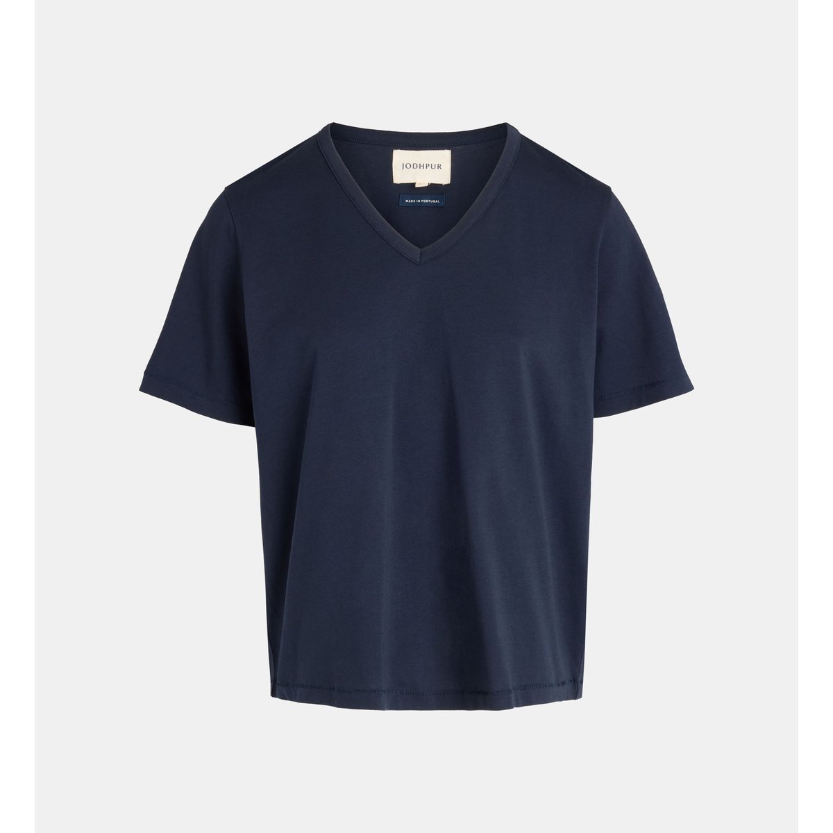 T-shirt droit less j coton bleu marine, JODHPUR