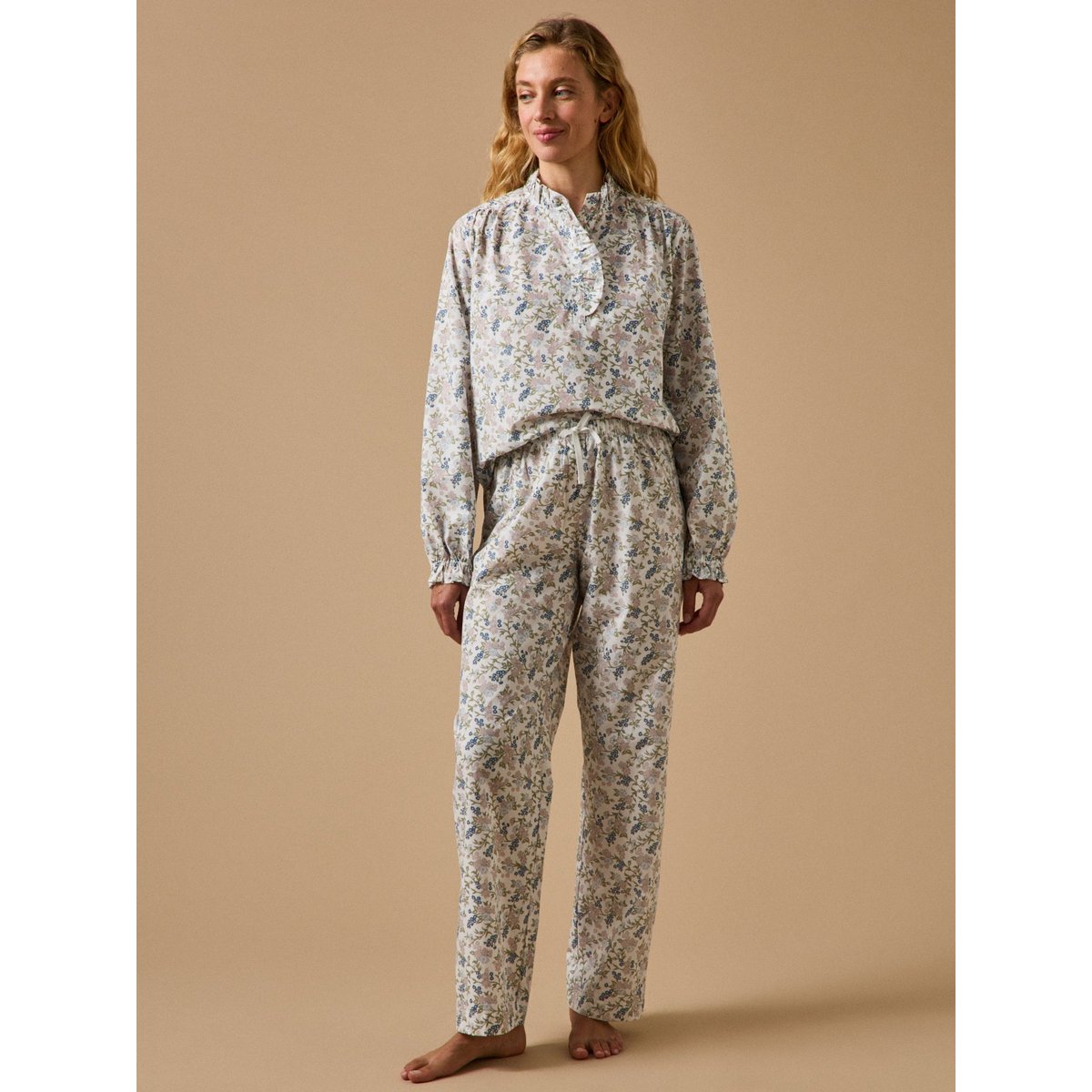 Pyjama volanté  imprimé MATHILDE imprimé mathilde, CYRILLUS