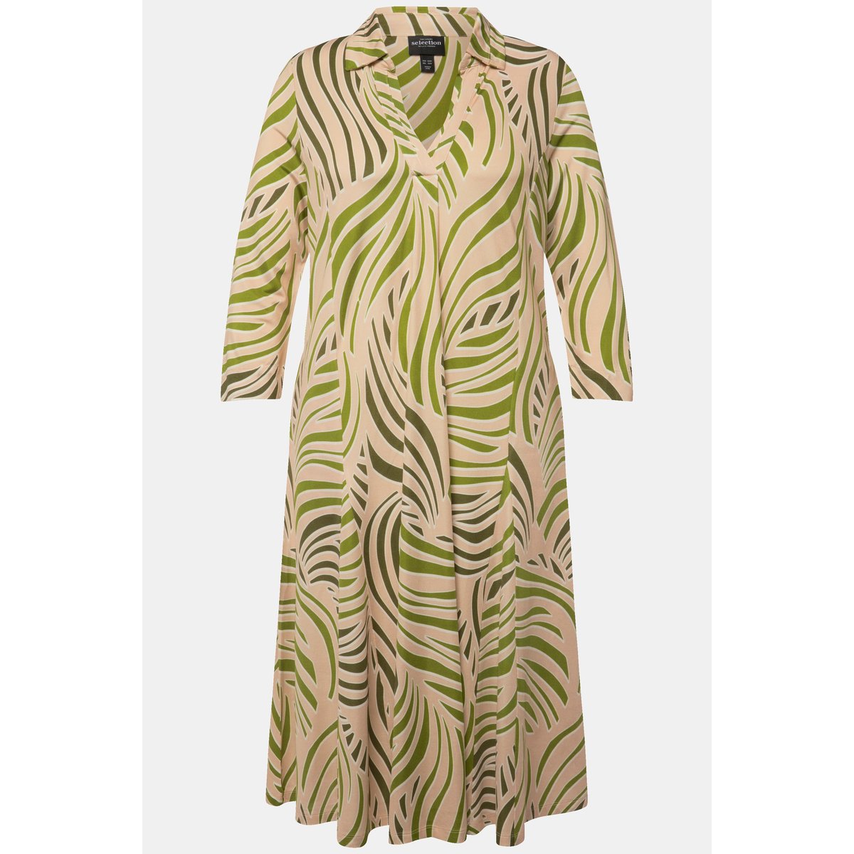 Robe au tombé fluide beige, ULLA POPKEN