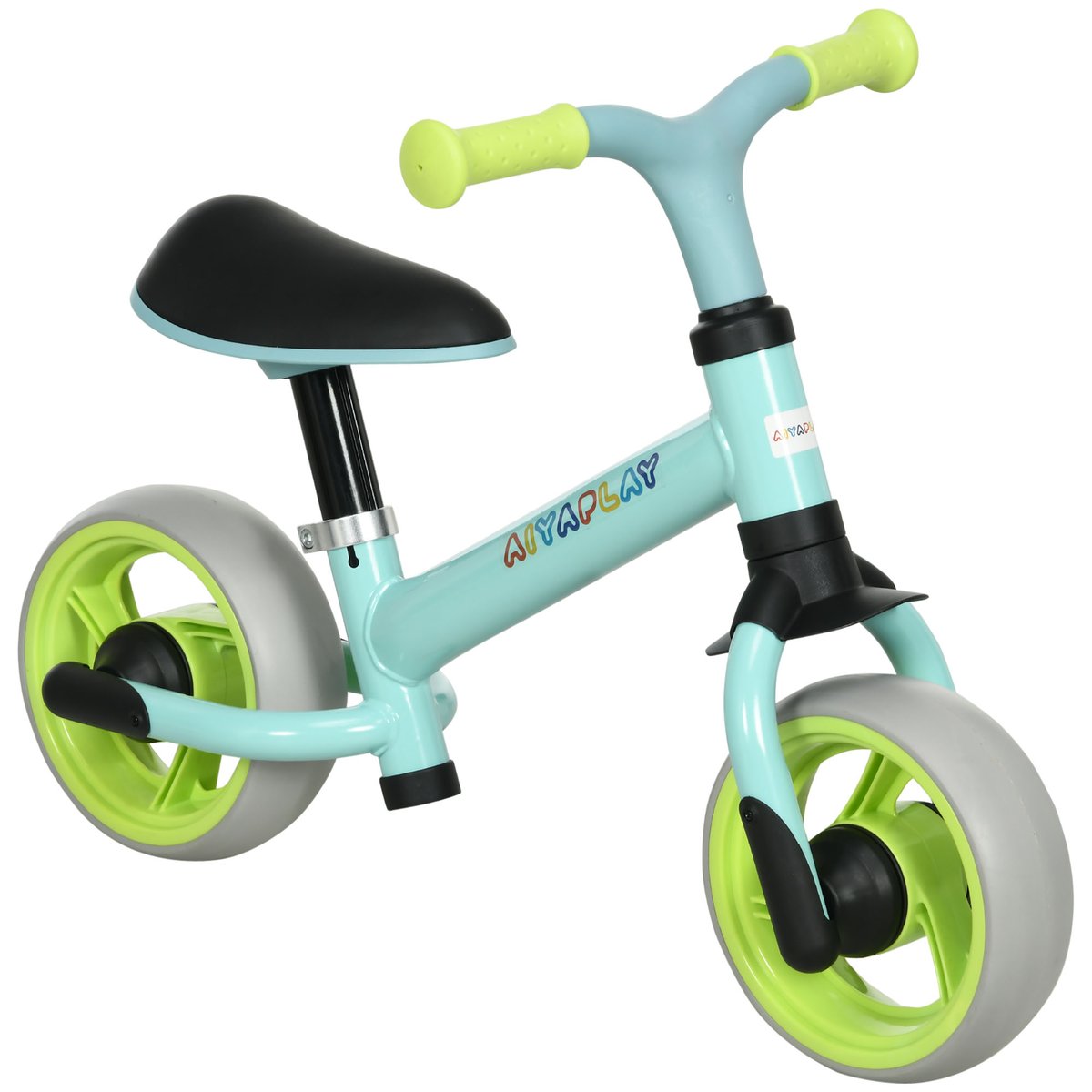 Vélo d'équilibre pour enfants Acier Vert vert, turquoise, gris, noir, AIYAPLAY