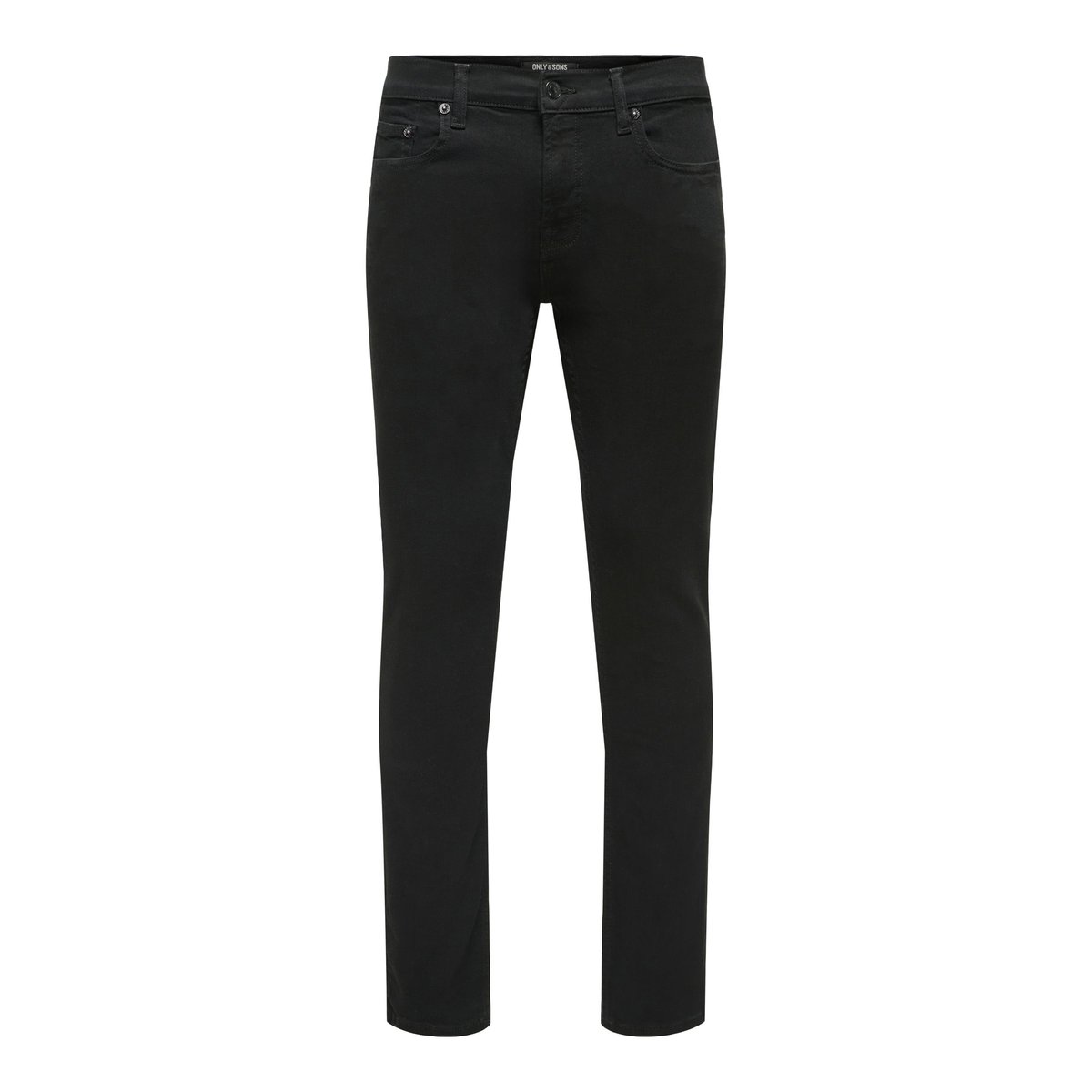 Jean slim stretch, Loom black denim, ONLY & SONS