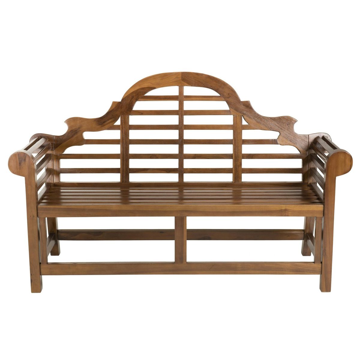 Banc de jardin Sumatra en teck 165 cm MACAO bois naturel, PIER IMPORT
