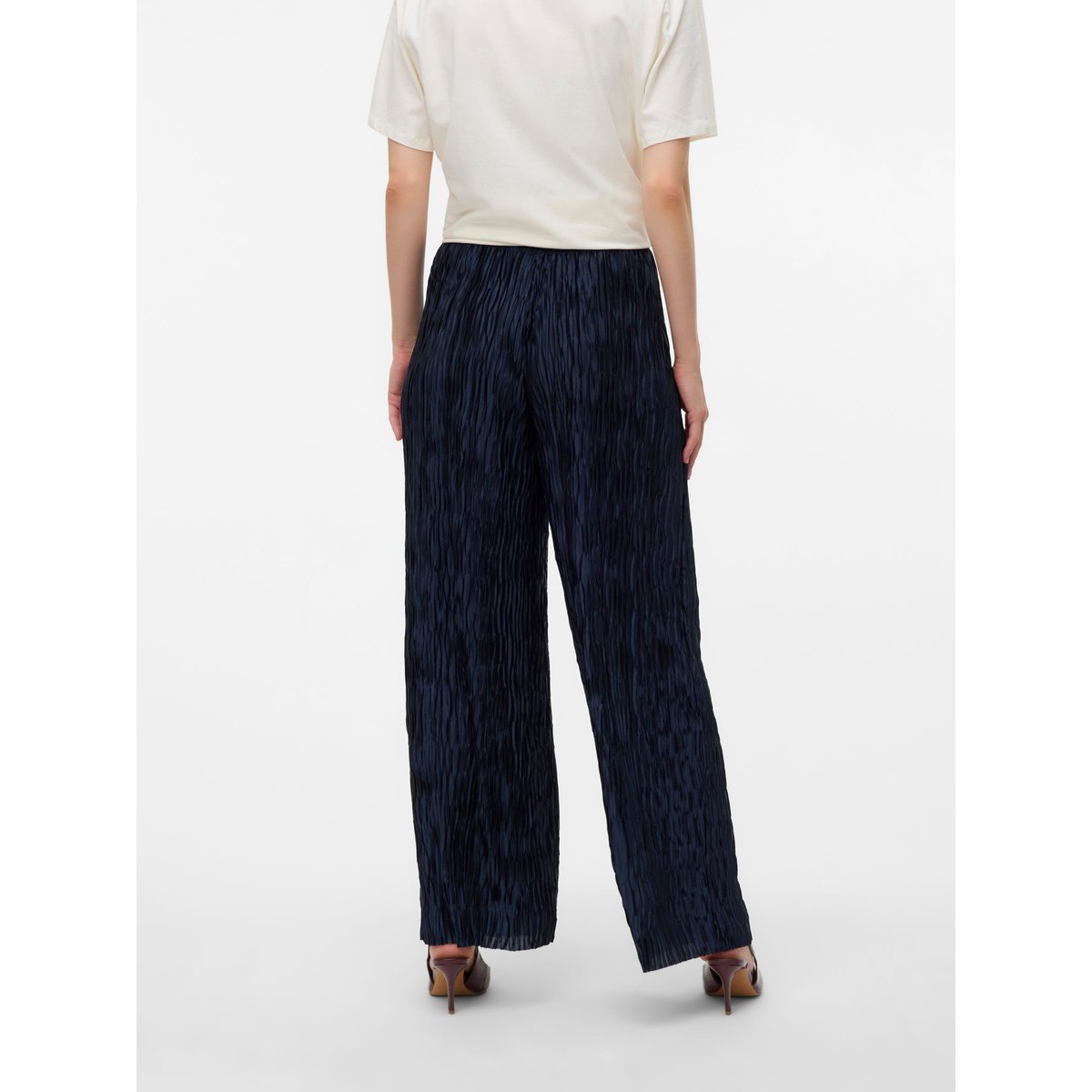 Pantalon À Jambe Large navy blazer, VERO MODA