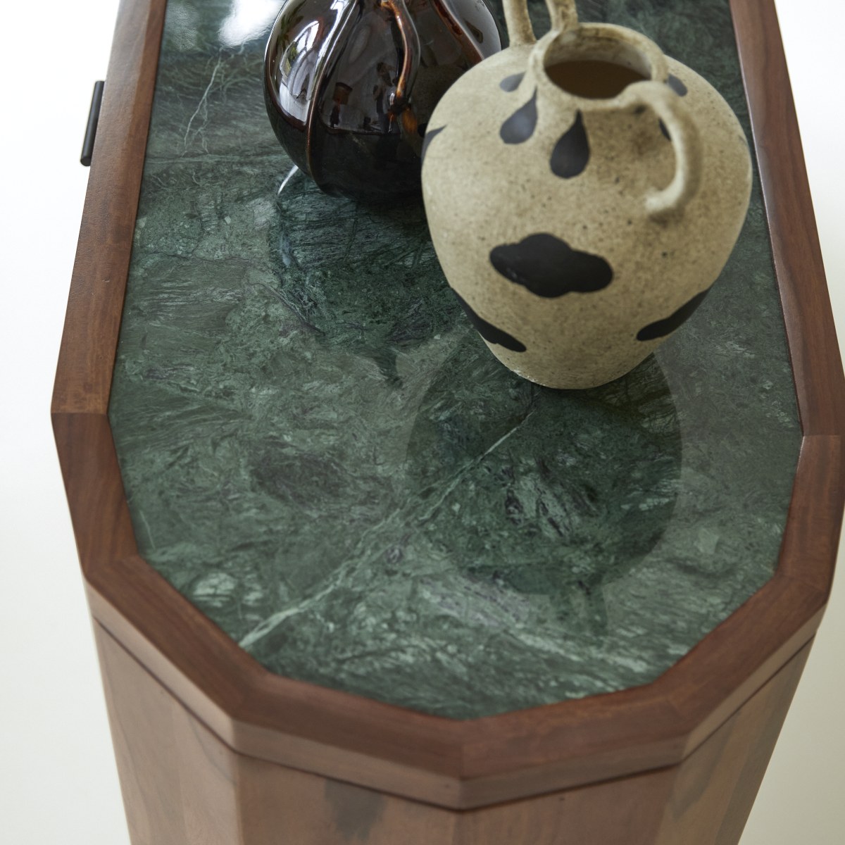Buffet bas en Palissandre massif, JADE marron, TIKAMOON