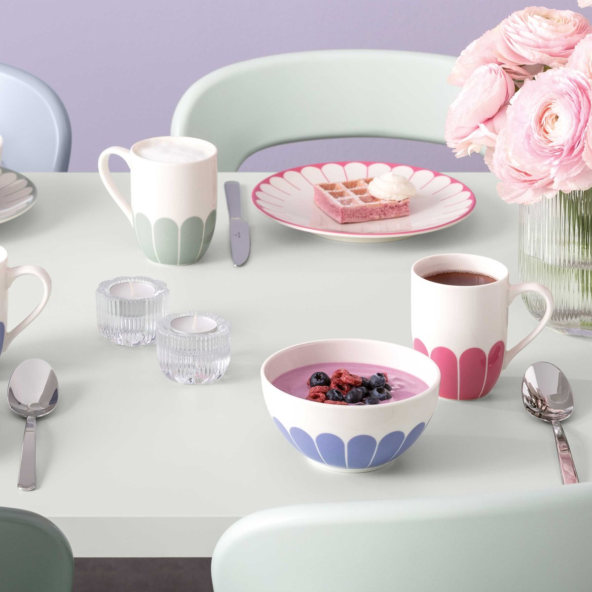 Mug Avec Anse FLEUR rose, VILLEROY & BOCH