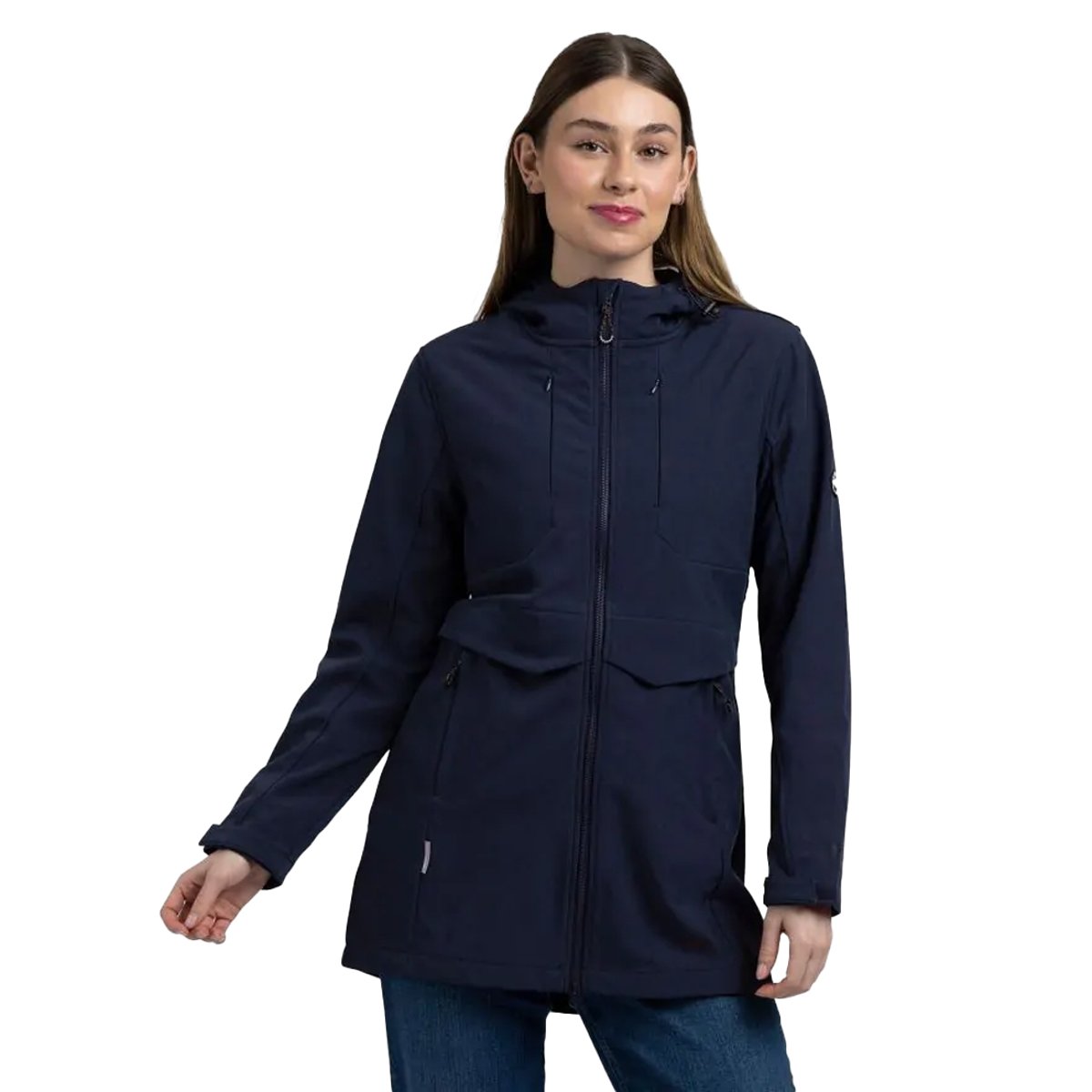 Veste softshell AYLMER bleu marine, TRESPASS