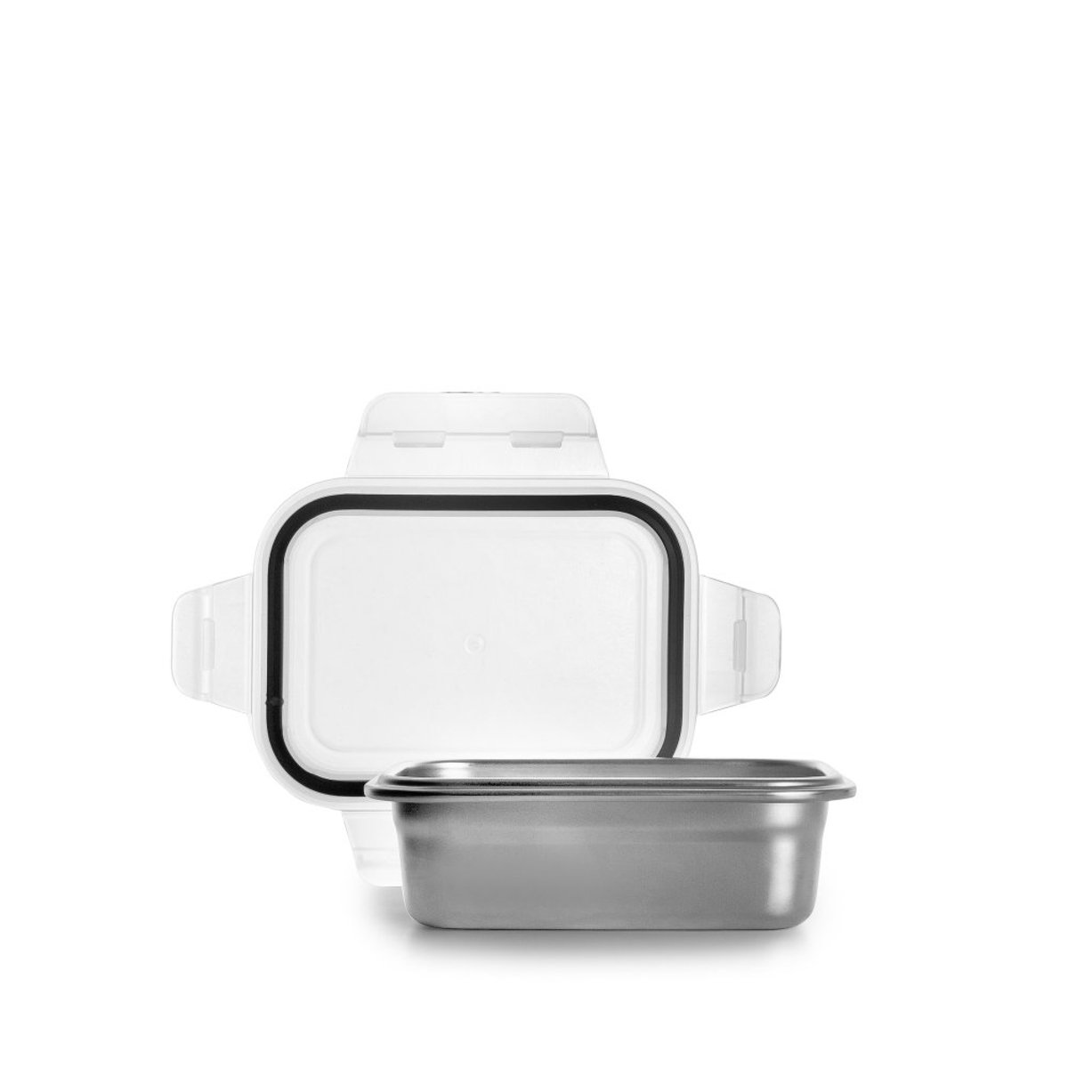 Boîte en inox rectangle Keepklinn 400 ml argent / métallique, IBILI