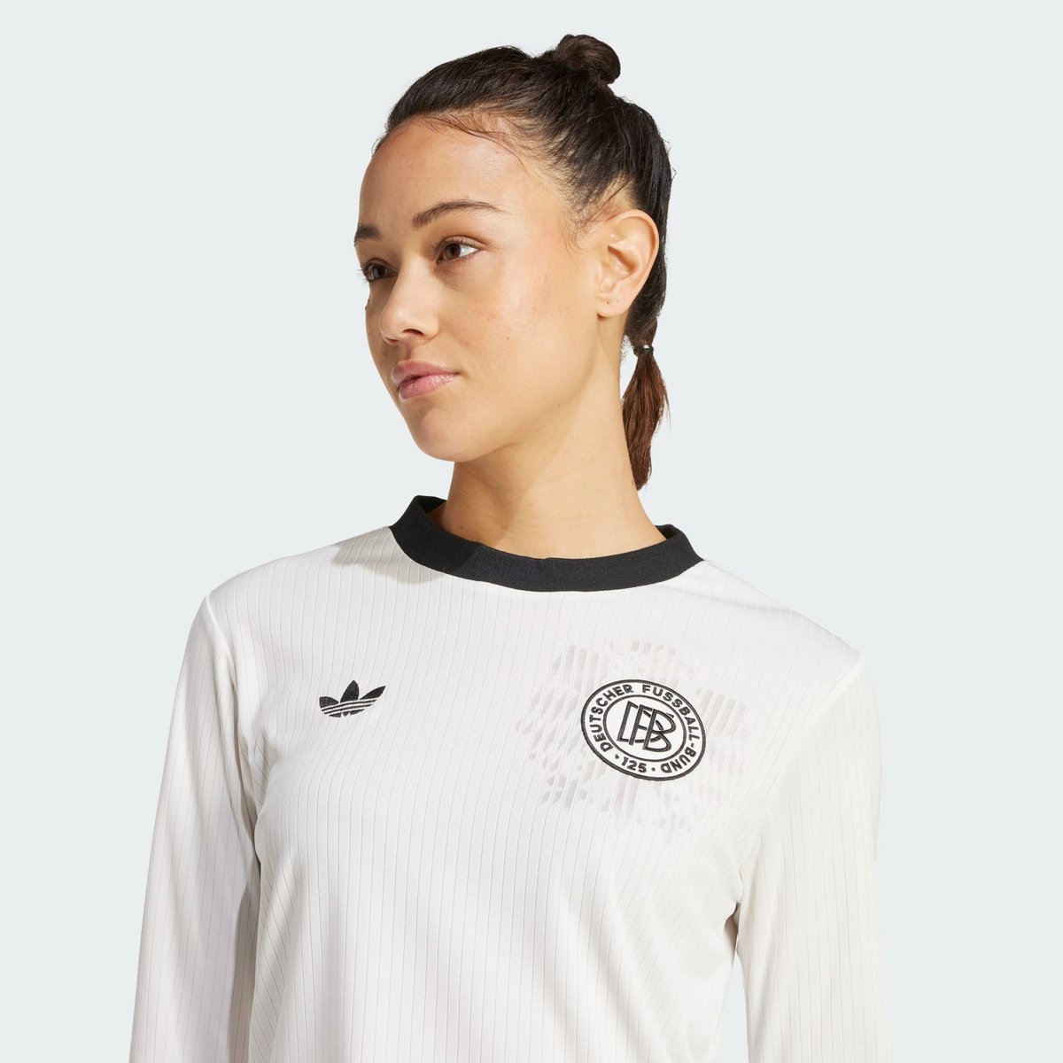Maillot Manches Longues Allemagne Anniversary Maillot Manches Longues Allemagne Anniversary cloud white / black, adidas Performance