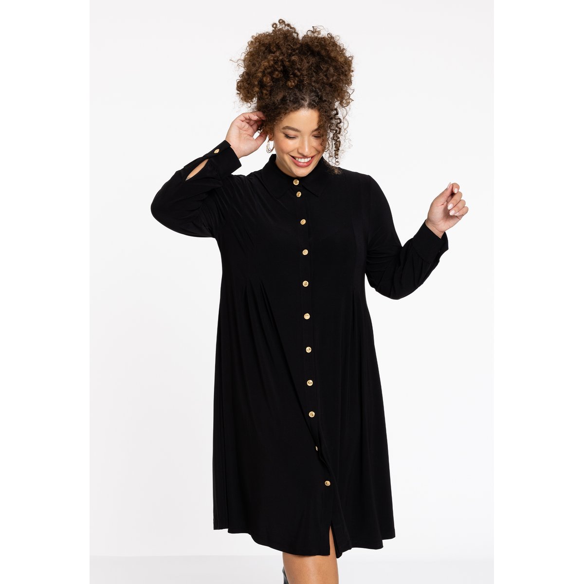 Robe coupe ample noir, YOEK