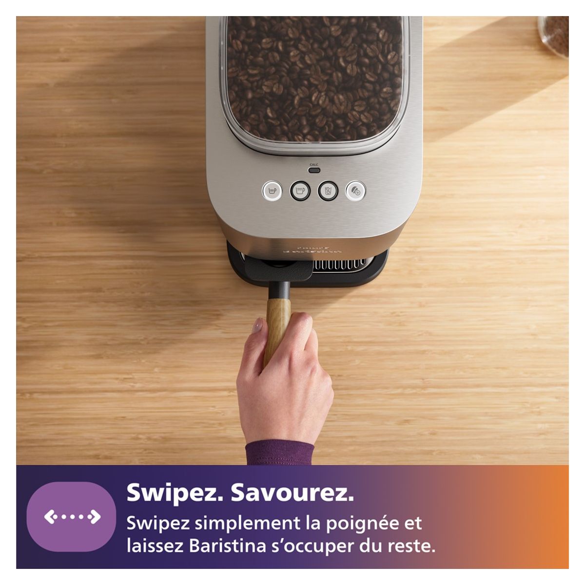 Machine à expresso Baristina Plus BAR500/00 Iced Coffee couleur unique, PHILIPS