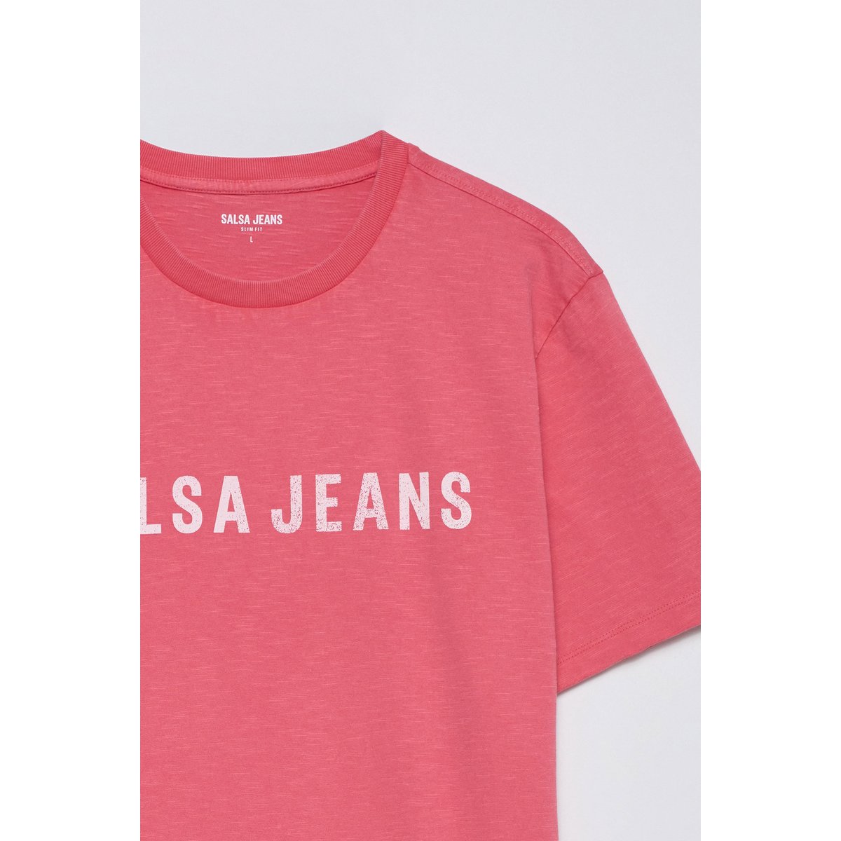 T-SHIRT AVEC BRANDING rouge, SALSA JEANS
