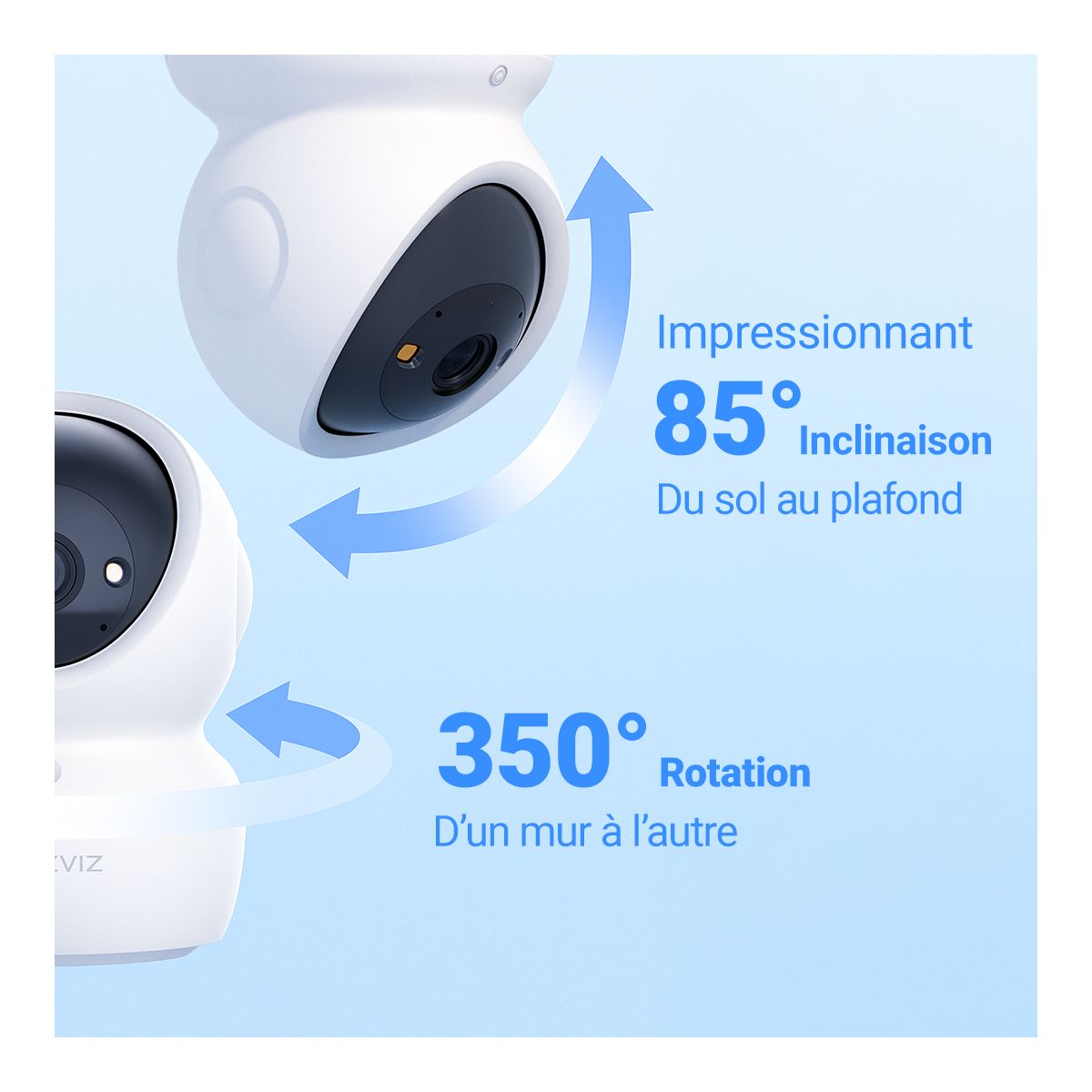 Caméra de surveillance H6C G1 4K couleur unique, EZVIZ