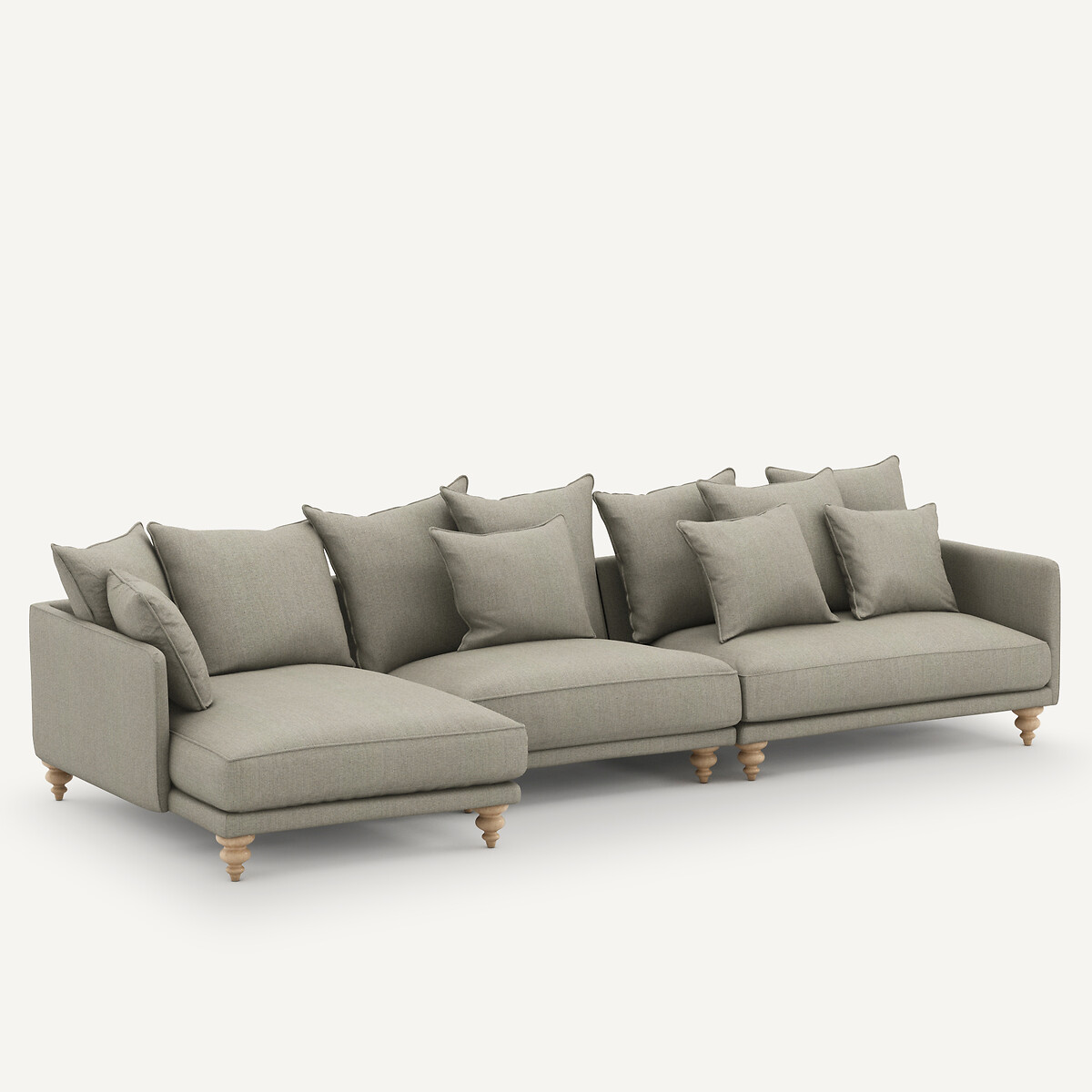 Méridienne tweedée, Lazare naturel/gris clair, AM.PM