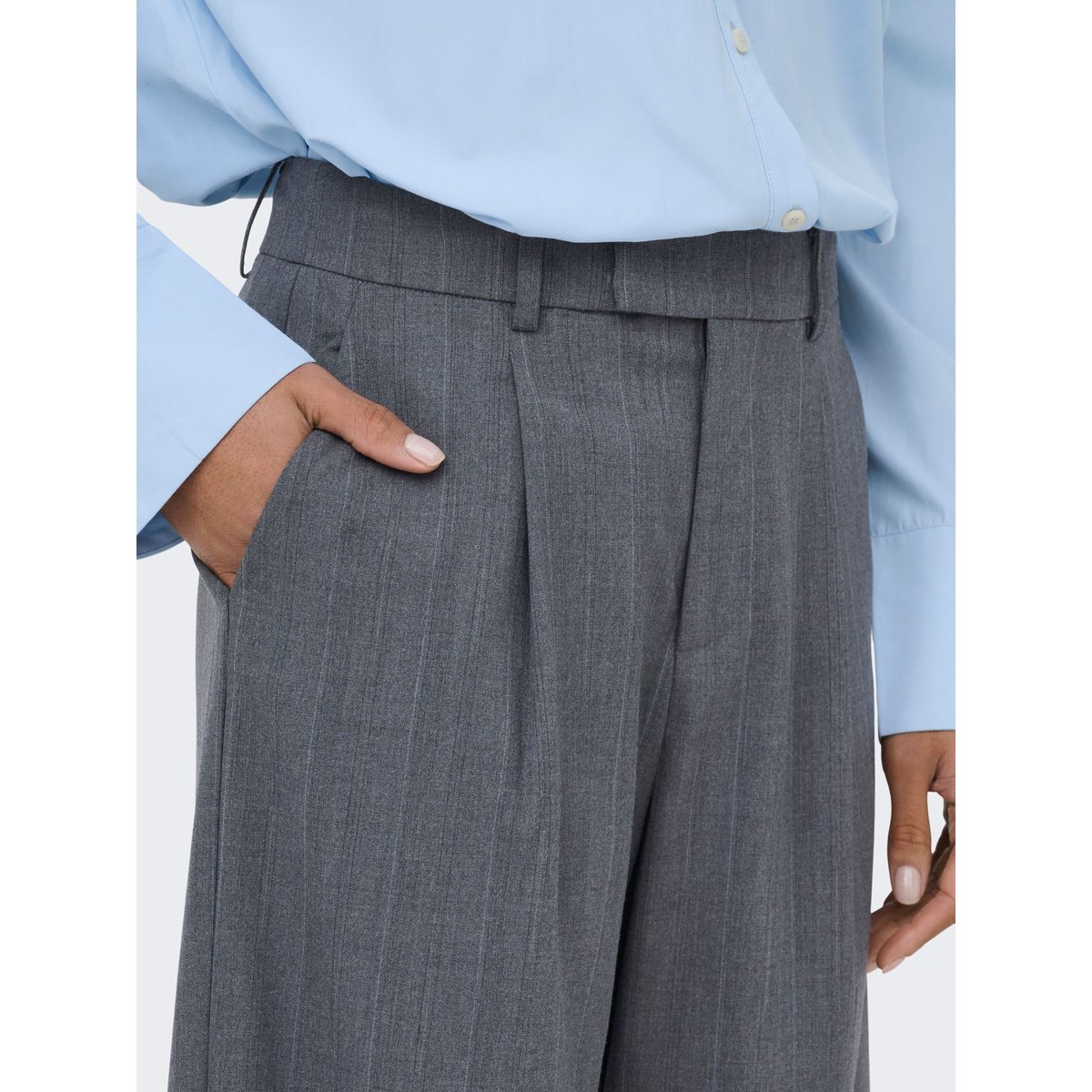 Pantalon De Tailleur medium grey melange, ONLY
