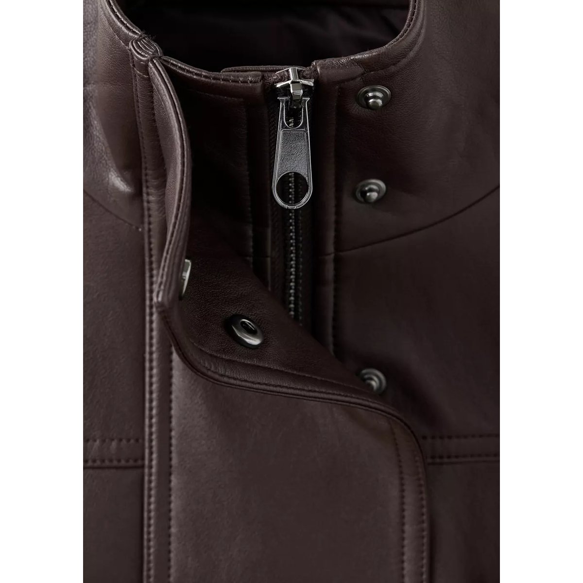 Veste oversize avec ceinture chocolat, MANGO